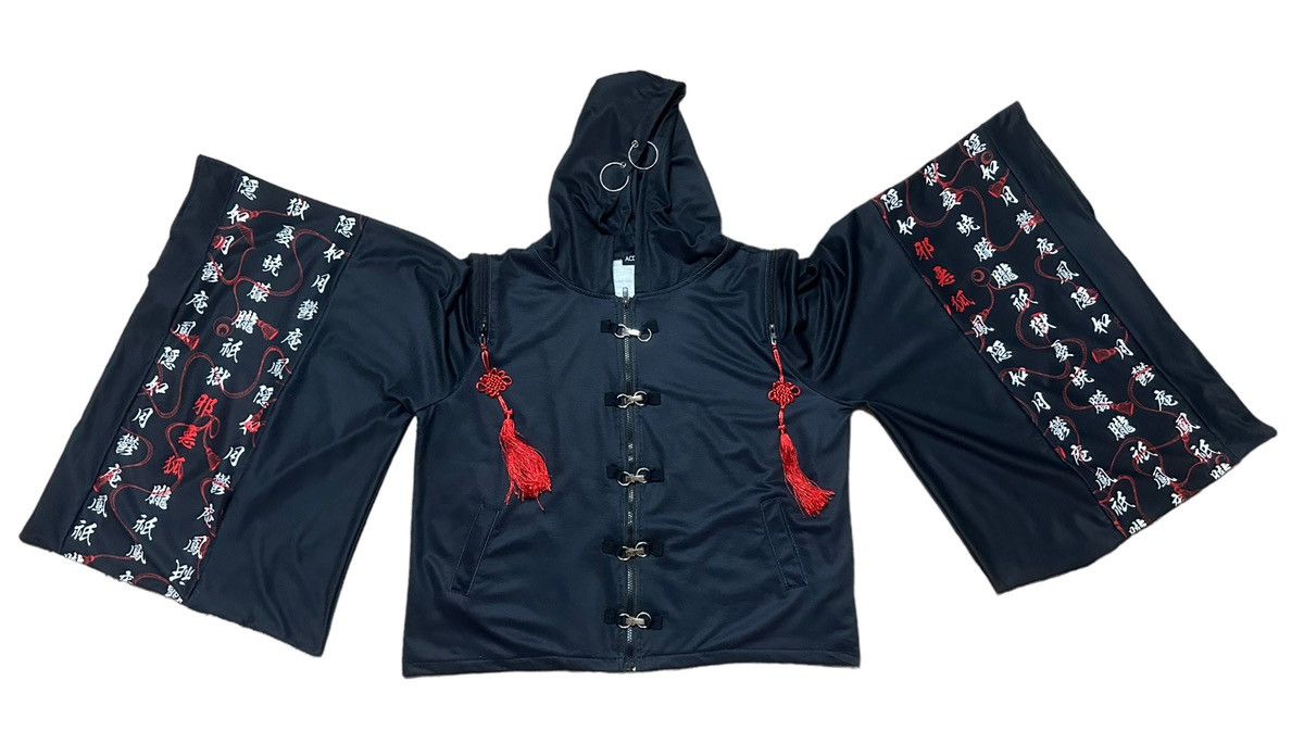 RARE ‼️ ACDC RAG Anarchy Batwing Gothic Rock Hoodie