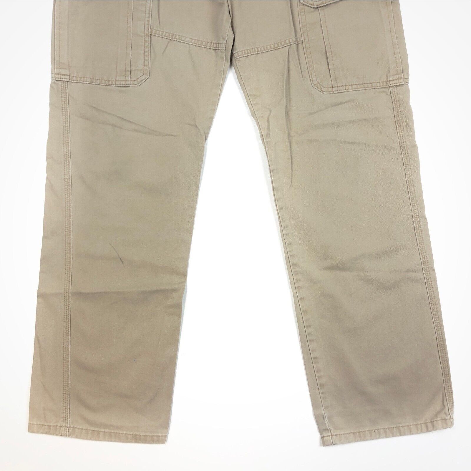 Wrangler Wrangler Relaxed Fit Tan Brown Cargo Pants size 32x34 B2 Size US 32 / EU 48 - 3 Thumbnail