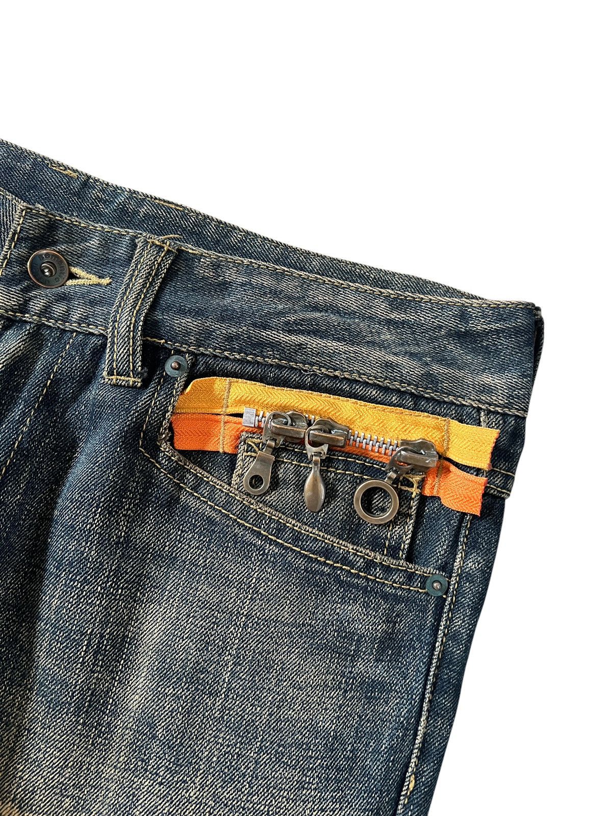semanticdesign Semantic Design Multi Zipper Flare Denim Size US 34 / EU 50 - 9 Thumbnail