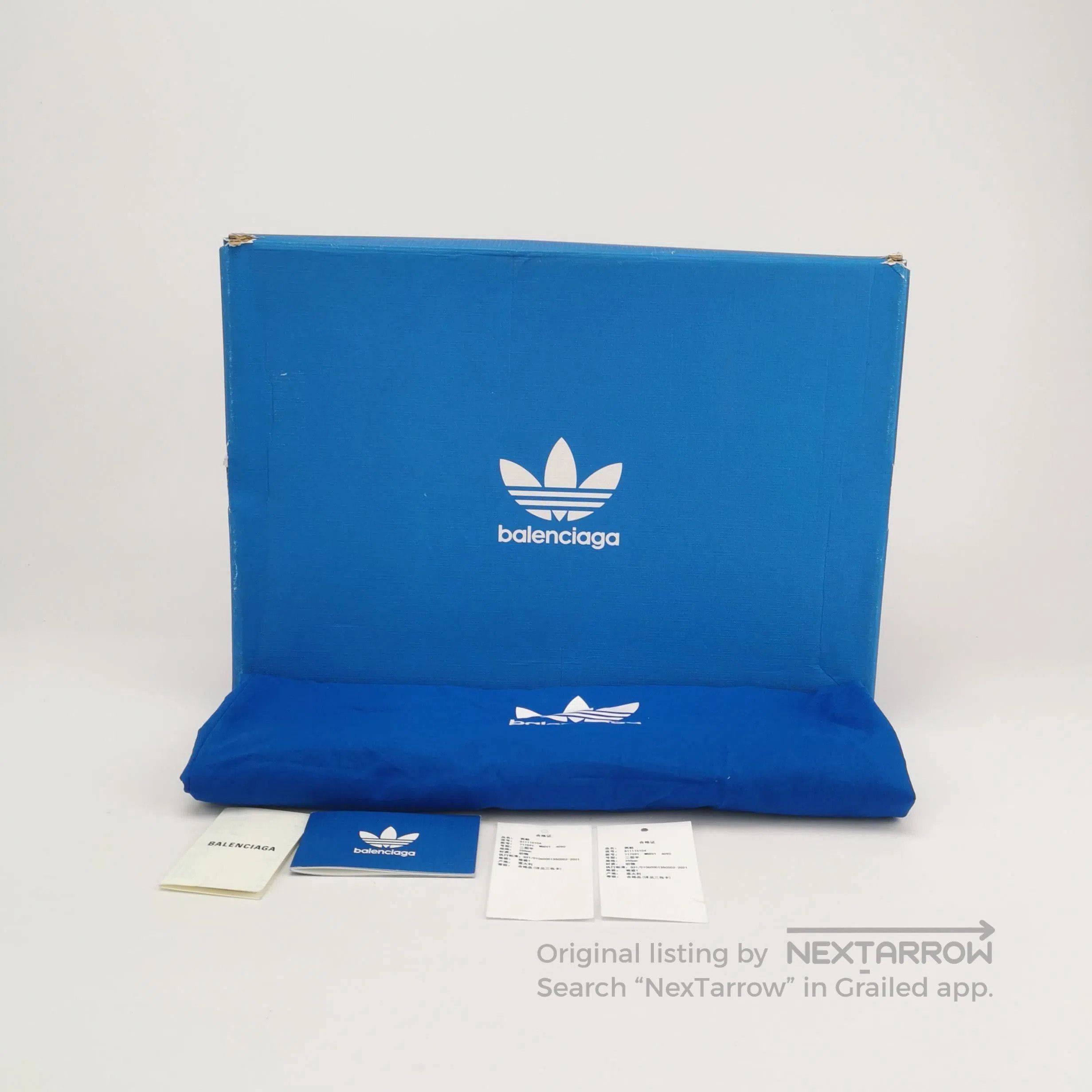 Balenciaga Balenciaga x Adidas Speed Blue Sock Sneakers US 41. Size US 10 / EU 43 - 9 Thumbnail