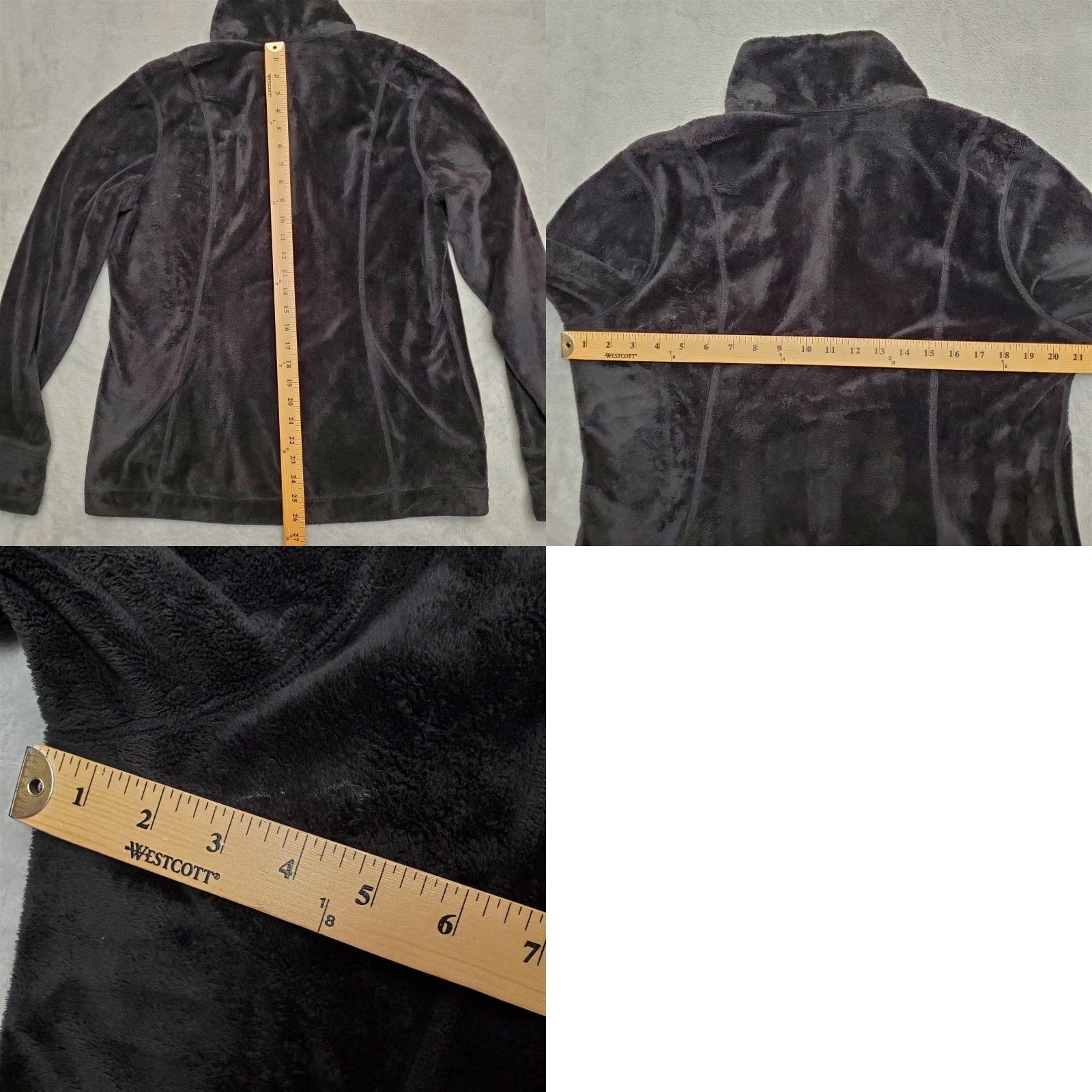Vintage REI Fleece Jacket Womens Large Black Full Zip Outdoor Casual Jacket Size L Men Blue All Seasons Pockets Zip 100% Polyester Nature Outdoor Size L / US 10 / IT 46 - 9 Thumbnail