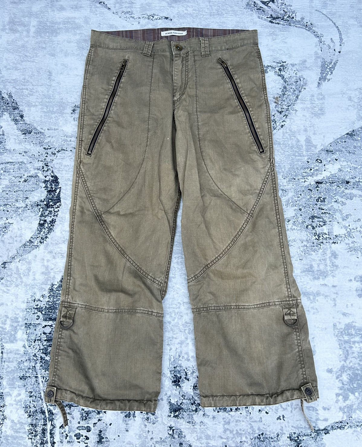 image of 20471120 x Michel Klein 3 Quarter Zipper Design By Michel Klein in Grey, Men's (Size 32)