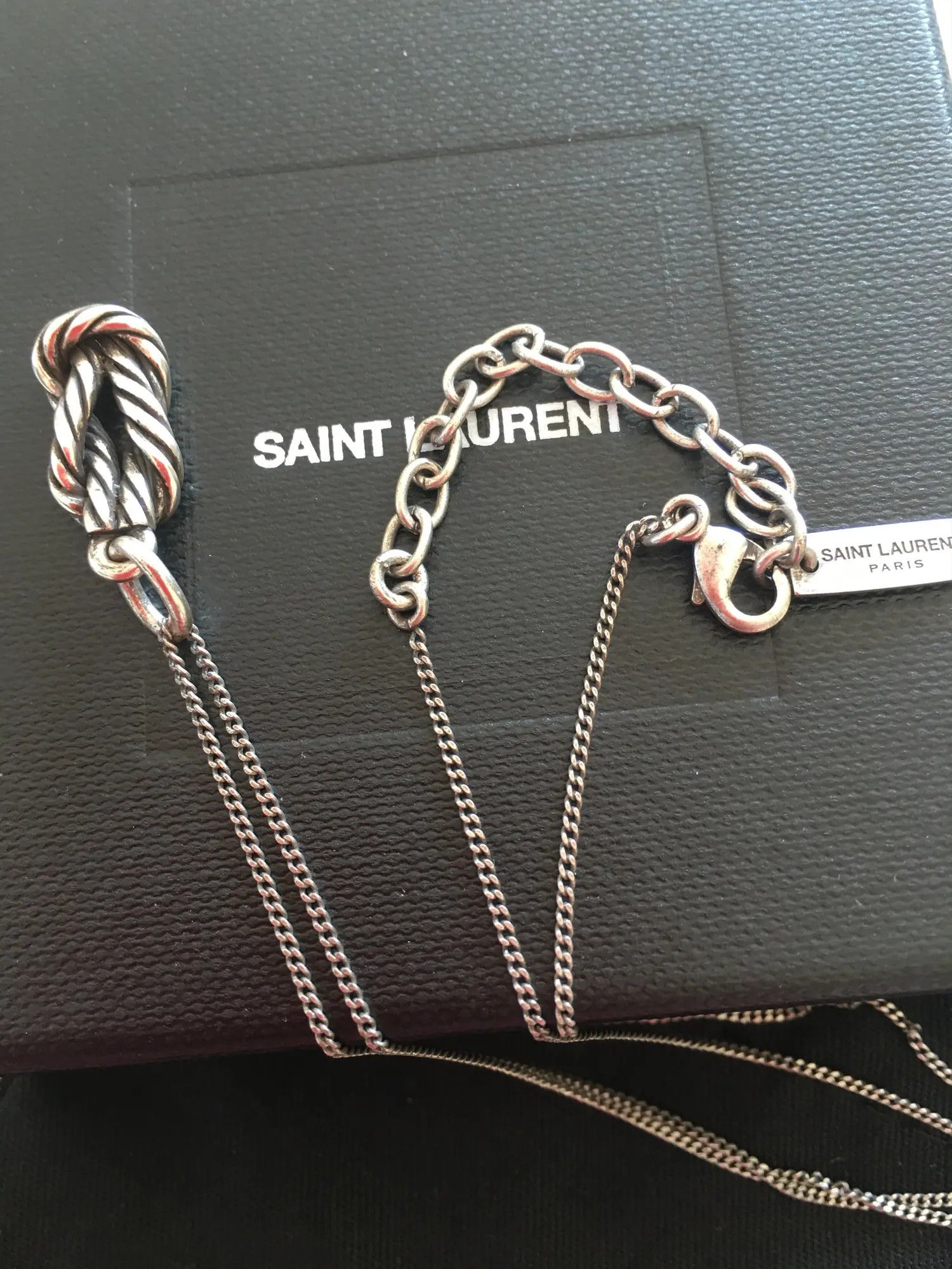Saint Laurent Paris Necklace Node Size 26 - 4 Thumbnail