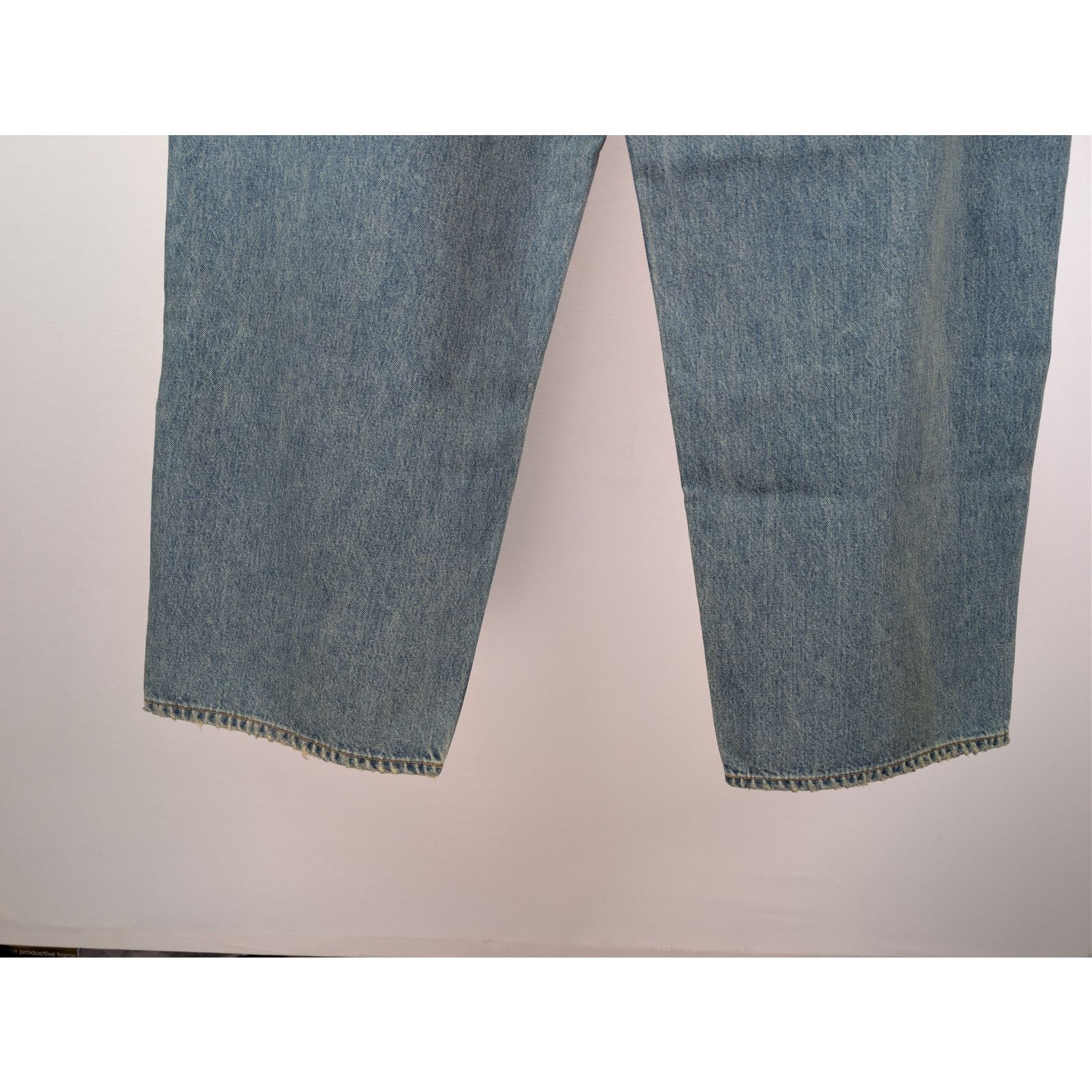 Balenciaga o1rshd1 Organic Japanese Denim Jeans in True Blue Size US 34 / EU 50 - 12 Thumbnail