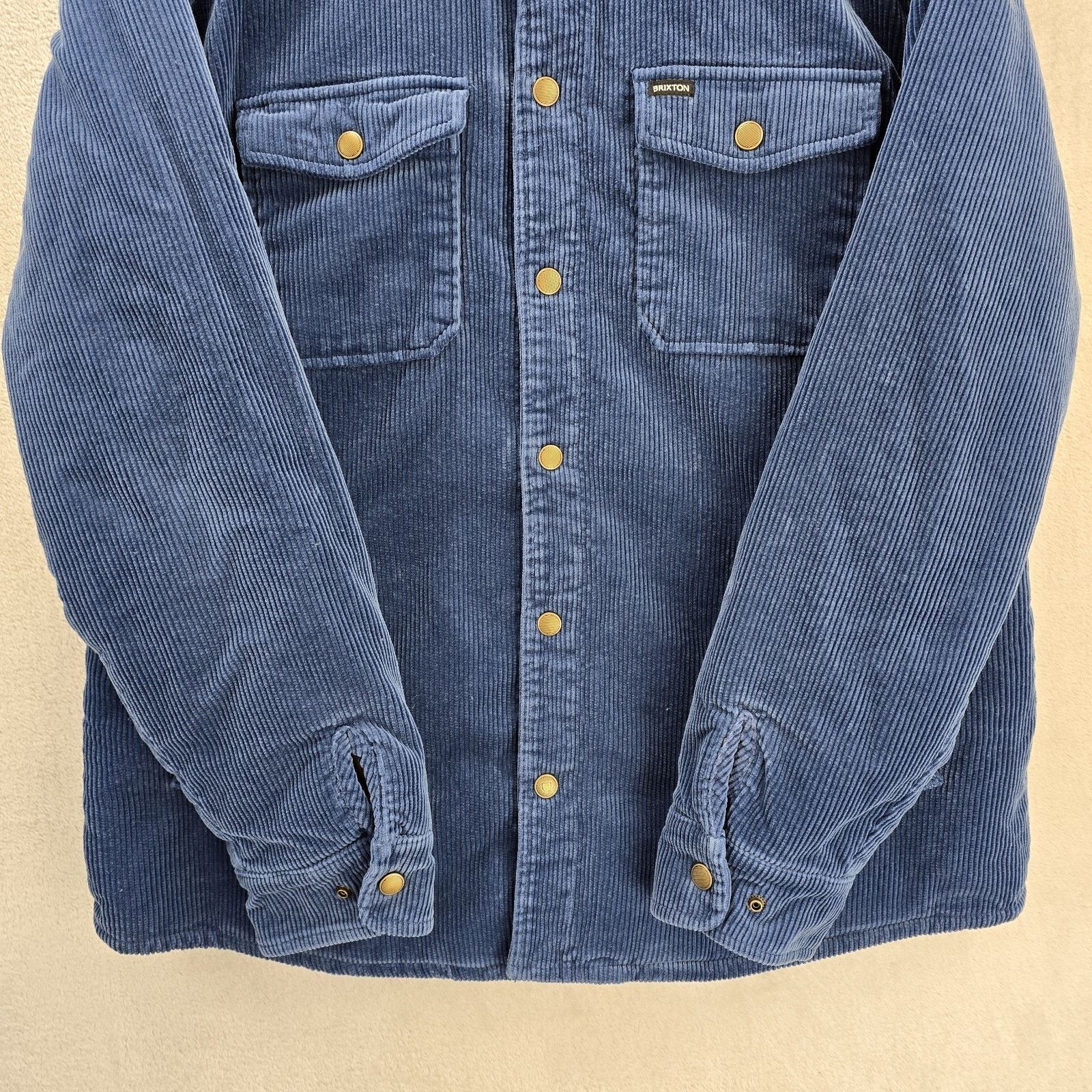 Brixton Brixton Durham Sherpa Lined Jacket Mens Joe Blue Corduroy Size US XL / EU 56 / 4 - 5 Thumbnail