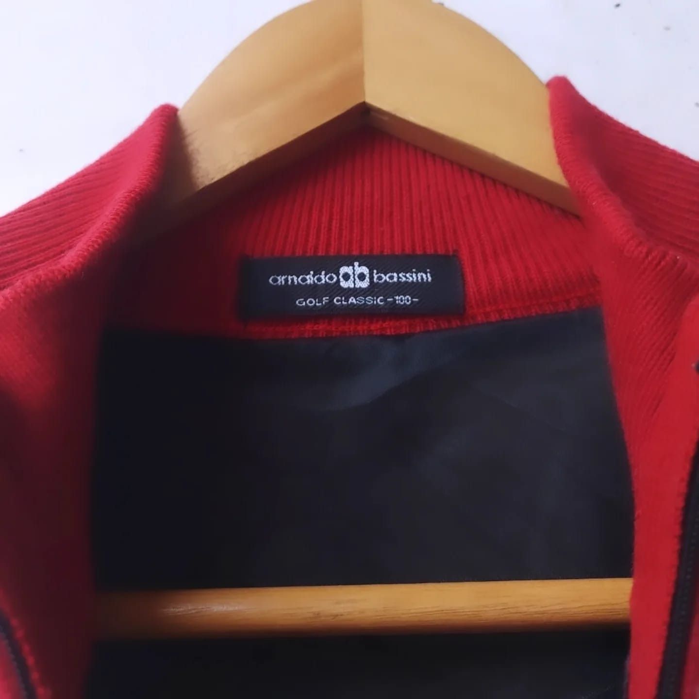 Designer × Vintage Vtg Arnaldo Bassini Half Zip Knitwear Size US L / EU 52-54 / 3 - 7 Thumbnail