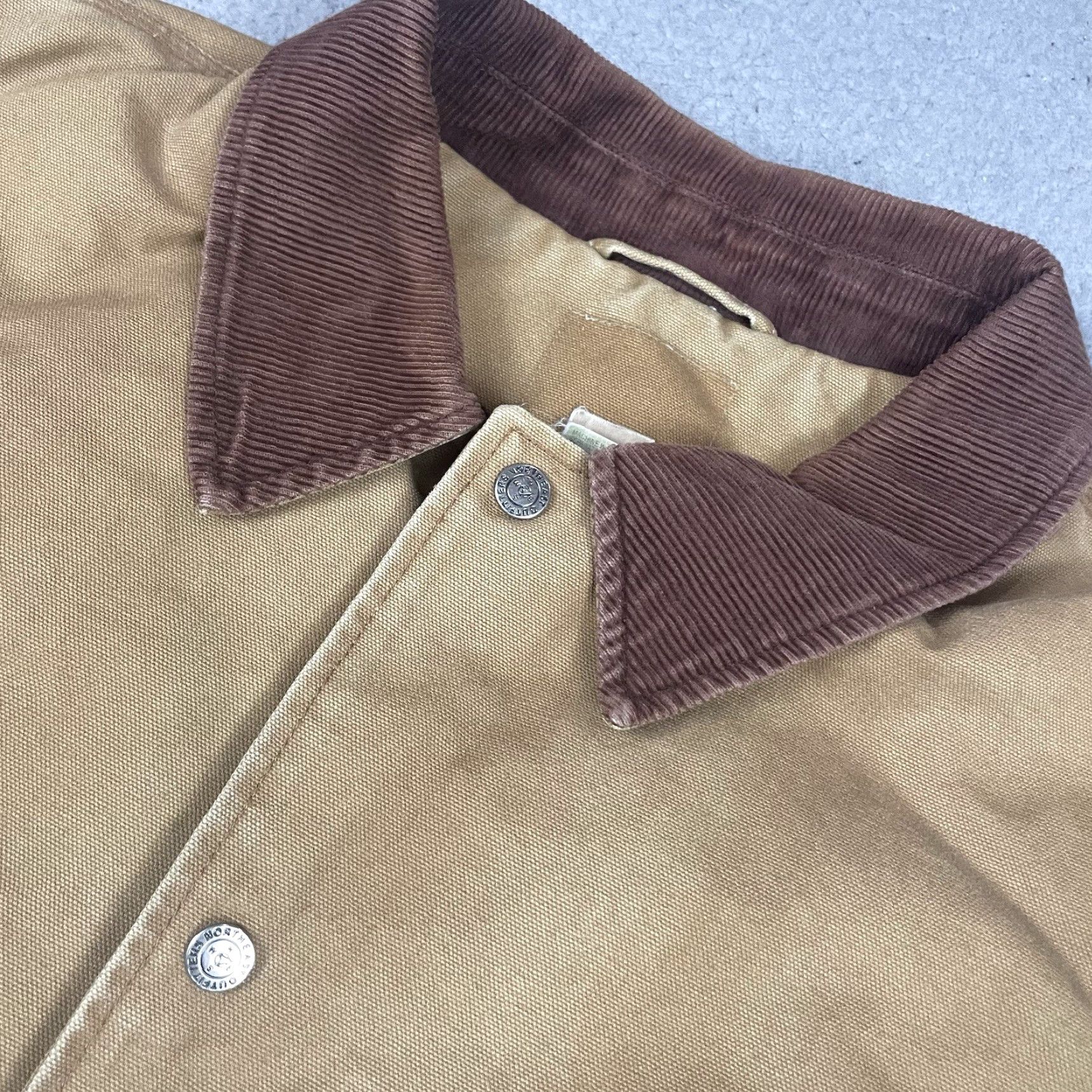 Vintage Northeast Outfitters Jacket Adult XL Beige Workwear Thinsulate Lined Duck Canvas Size US XL / EU 56 / 4 - 4 Thumbnail