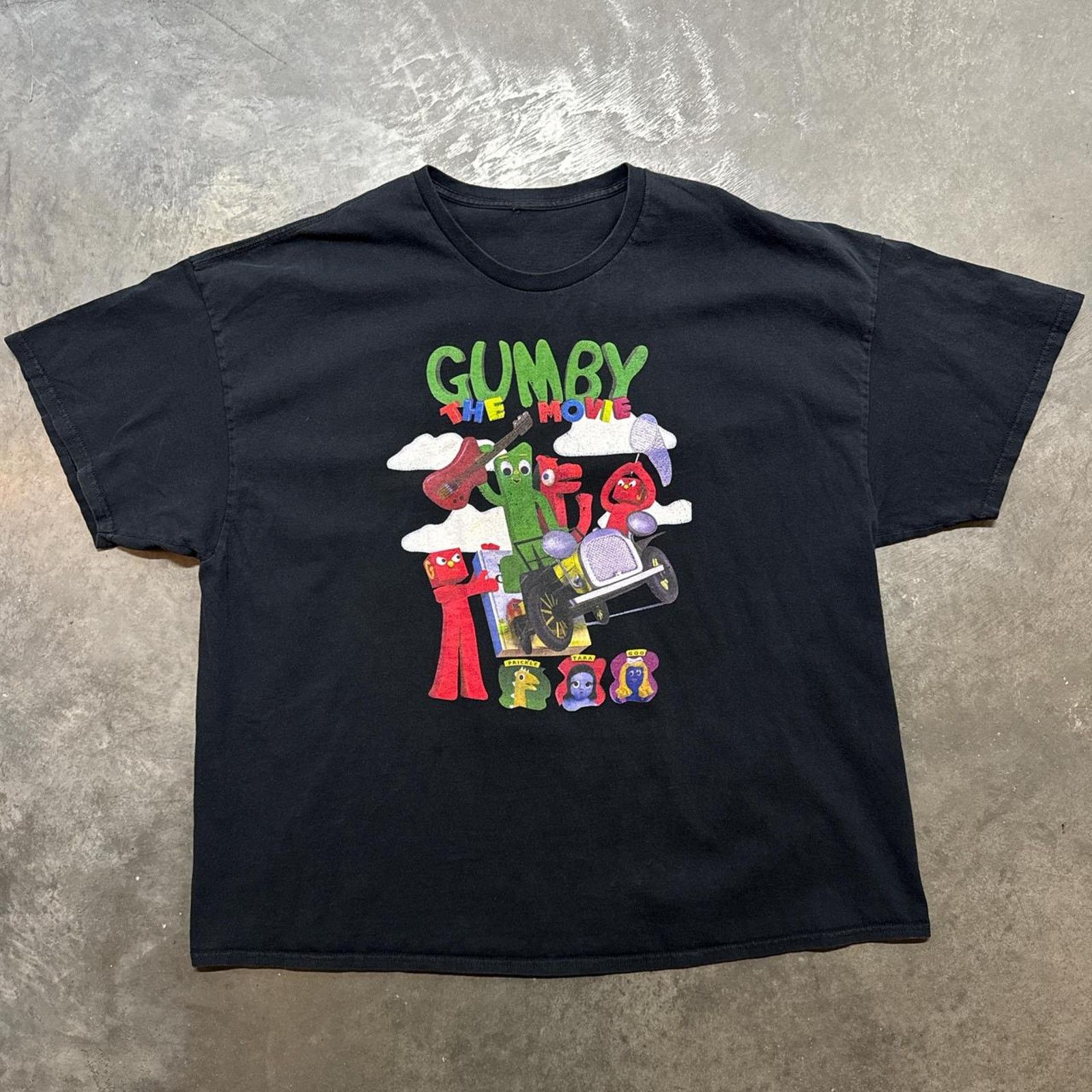 Vintage Vintage 90s Gumby The Movie Promo Graphic T-Shirt Size US XXL / EU 58 / 5 - 1 Thumbnail
