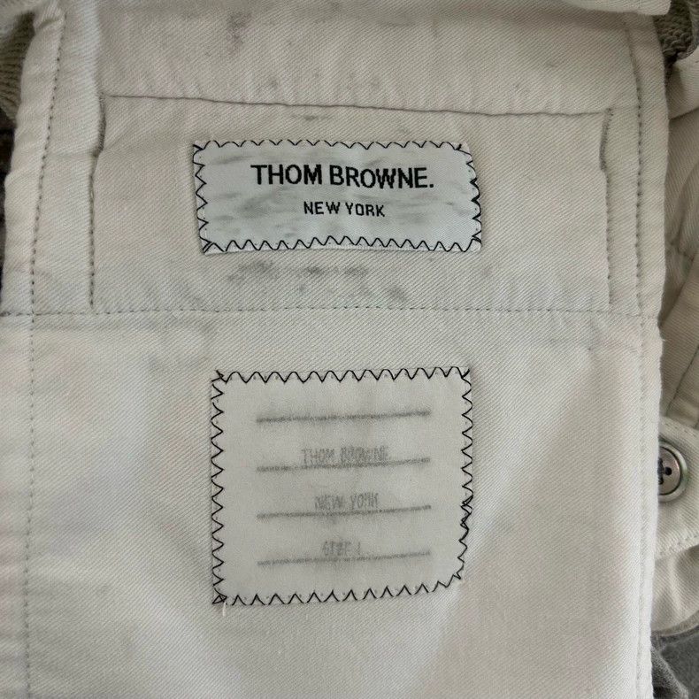 Thom Browne Thom Browne size1 Gray wool trousers Size US 26 / EU 42 - 3 Thumbnail