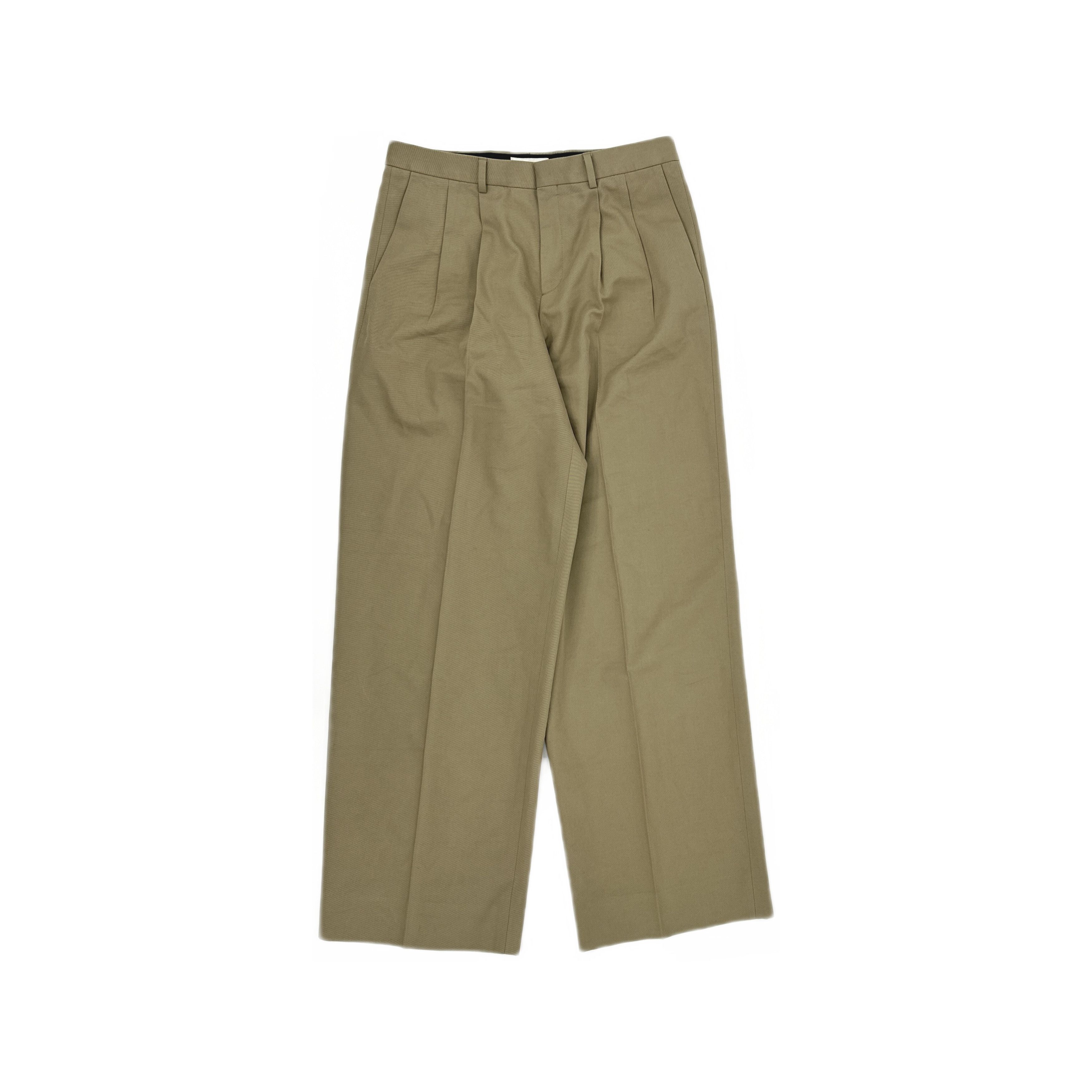 Celine Celine Pleated Cotton Wool Blend Pants Size 40 Size 28" / US 6 / IT 42 - 1 Thumbnail