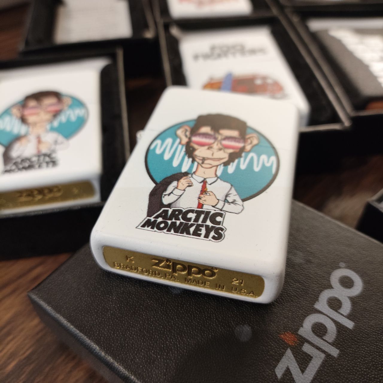 Zippo Arctic Monkeys Zippo Lighter Size ONE SIZE - 1 Thumbnail