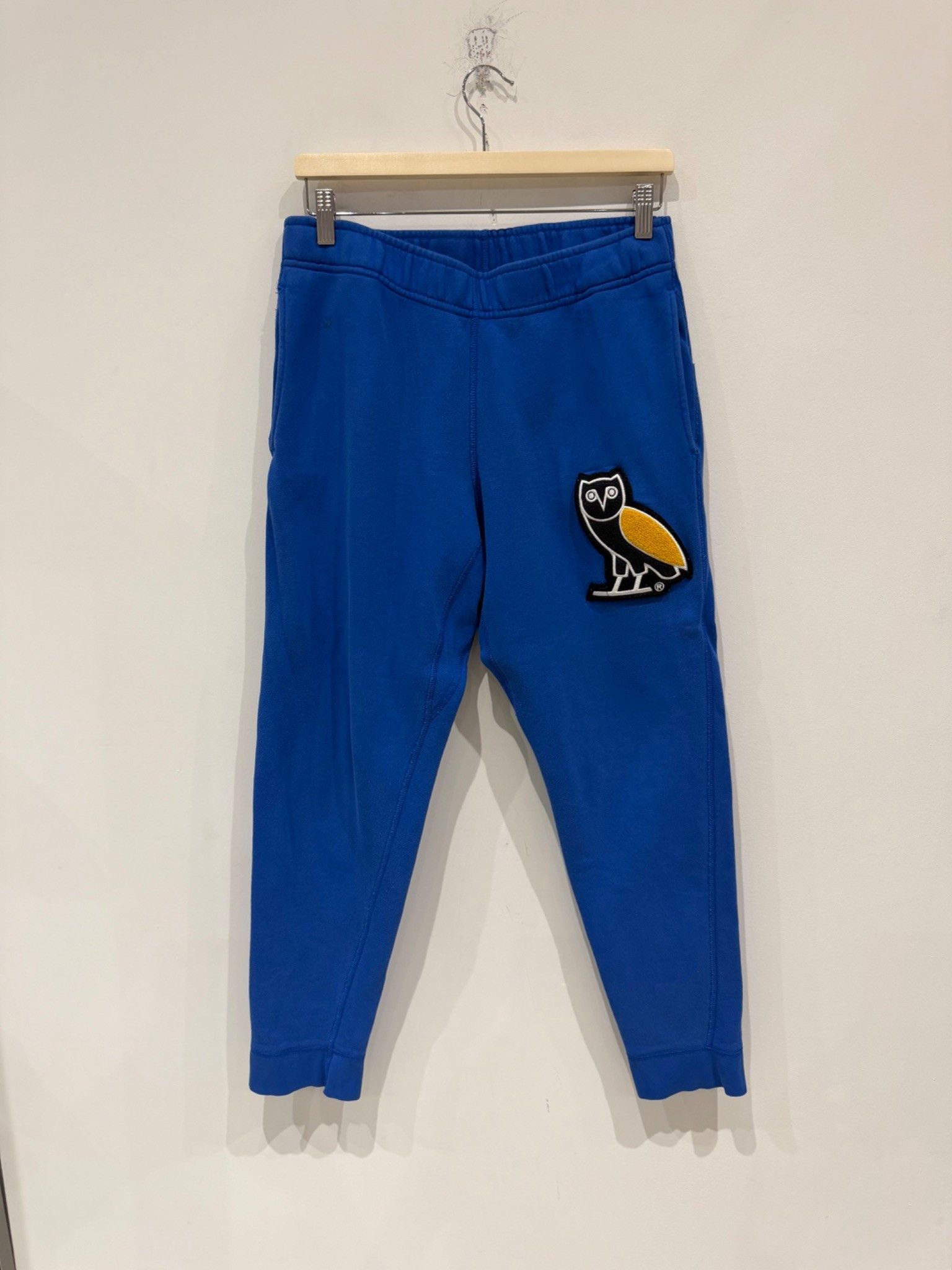 October's Very Own OVO Embroidered Owl Sweatpants Blue Size US 34 / EU 50 - 1 Thumbnail