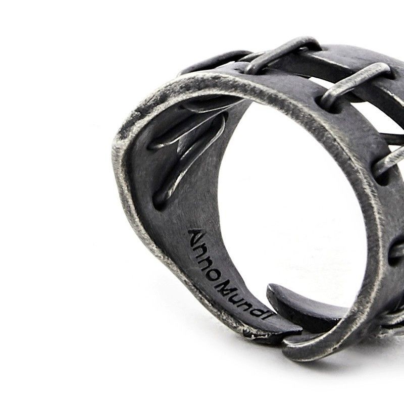 Jewelry Dark Jewelry Rings Open Size Chrome Ring (Size 7-13) Size ONE SIZE - 4 Thumbnail