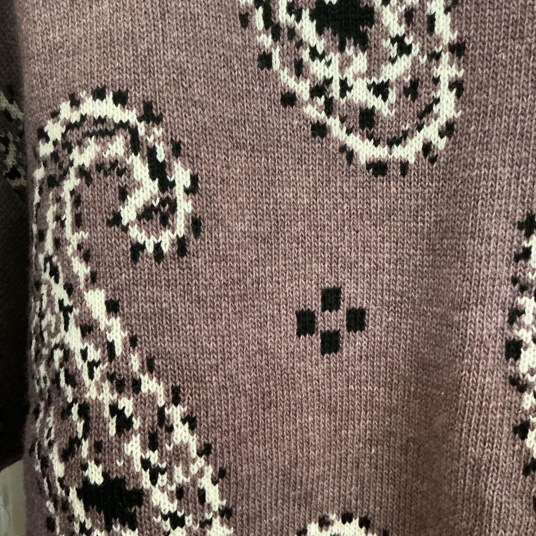 Raf Simons AW04 Waves Paisley Sweater Size US M / EU 48-50 / 2 - 6 Thumbnail