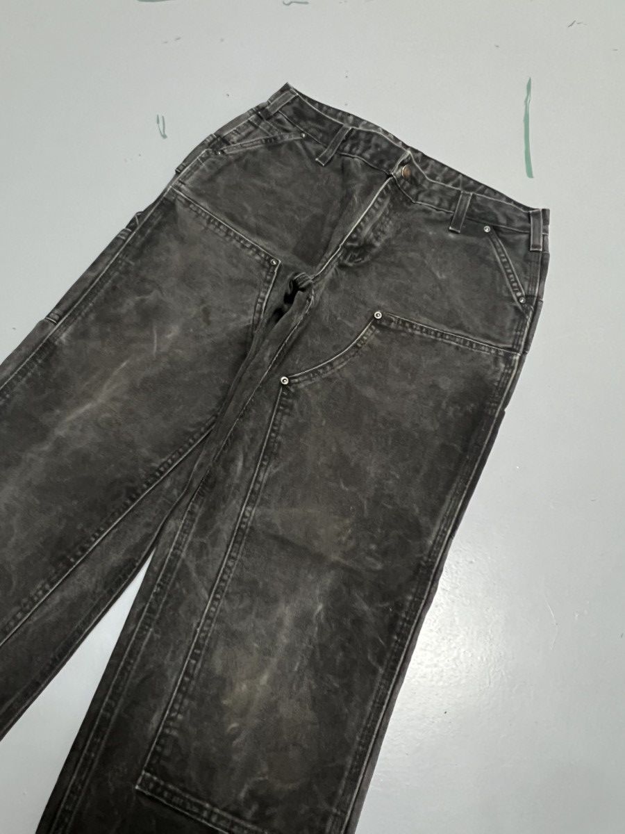 Carhartt Rare vintage carhartt charcoal black double knee Size US 30 / EU 46 - 2 Thumbnail
