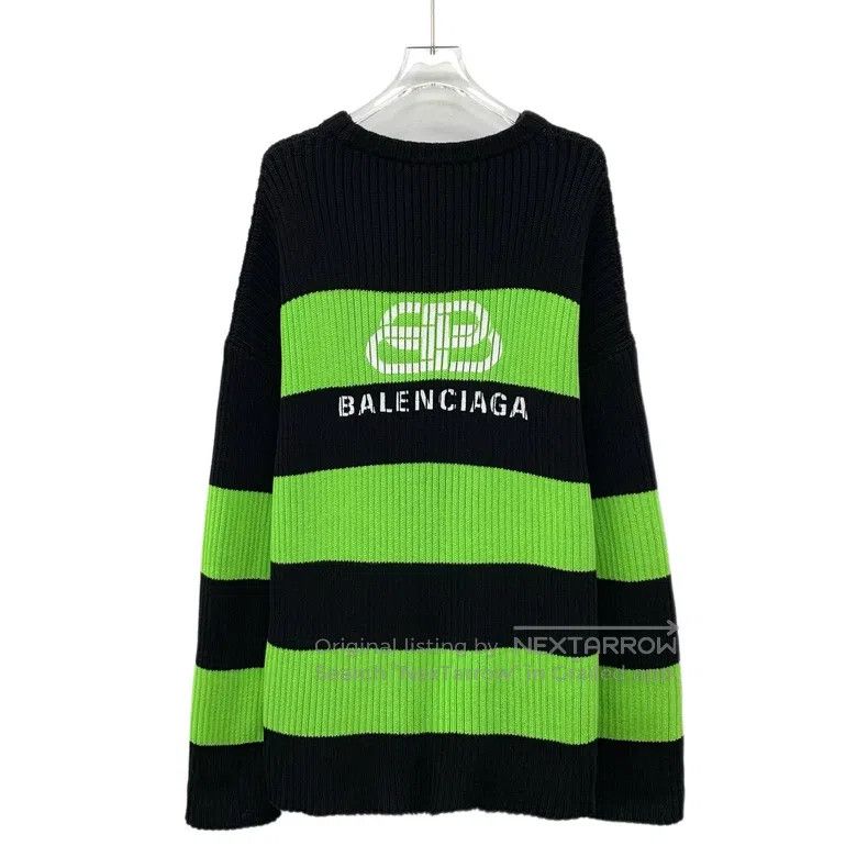 Balenciaga Balenciaga Color-Blocked Logo Letter Embroidered Cotton Cr Size US S / EU 44-46 / 1 - 2 Thumbnail