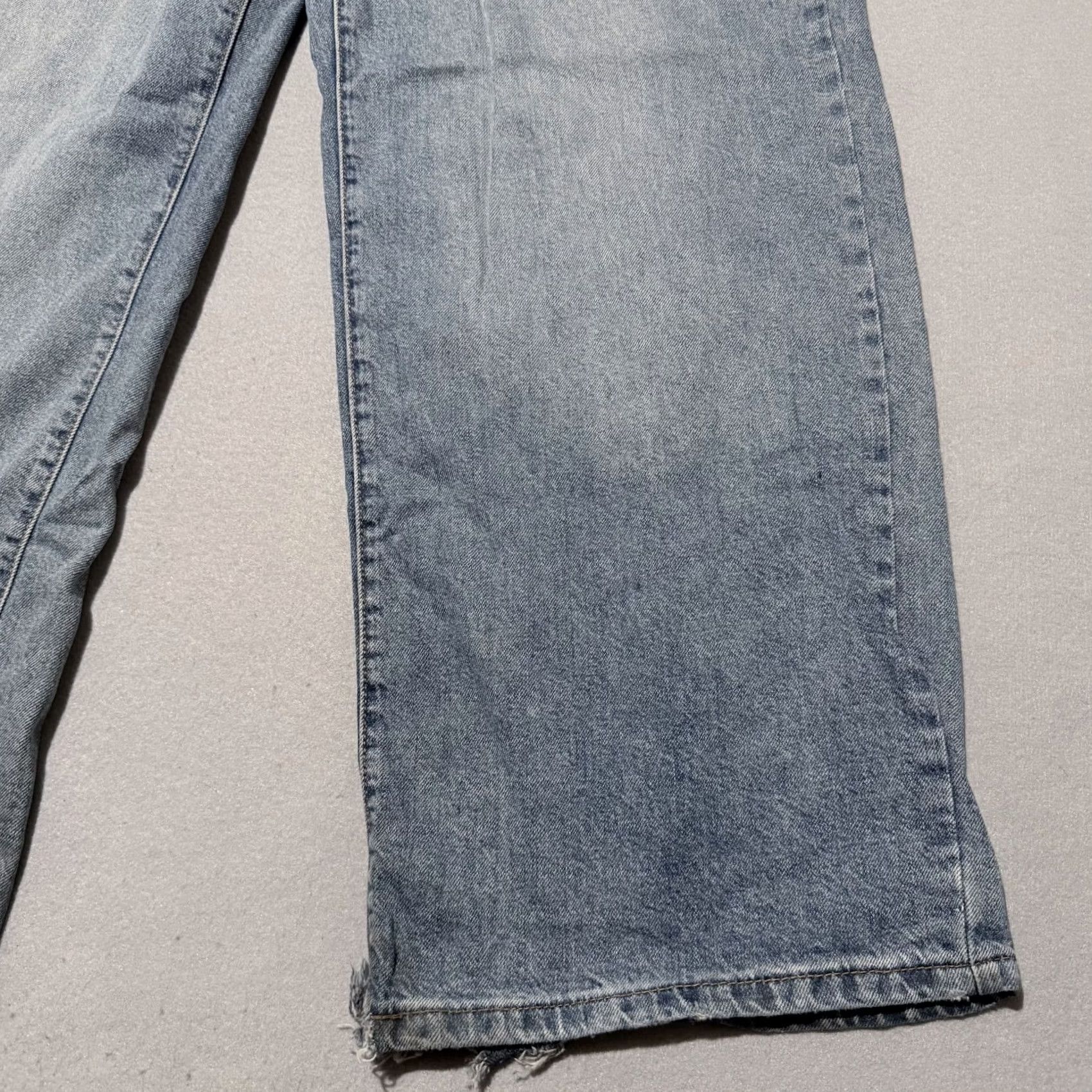 Vintage Wild Fable Jeans Women's Blue Denim Pockets Baggy Wide Leg 10 Y2K 90s Vintage No womens Size 32" / US 10 / IT 46 - 6 Thumbnail