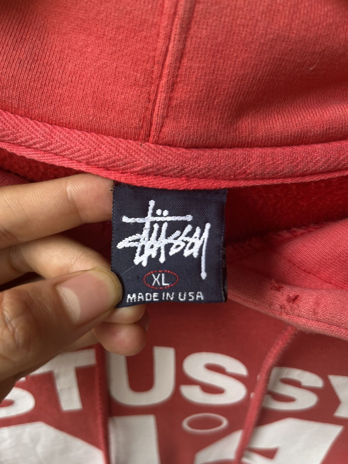 Stussy Vintage stussy hoodie N4 Size US XL / EU 56 / 4 - 6 Thumbnail