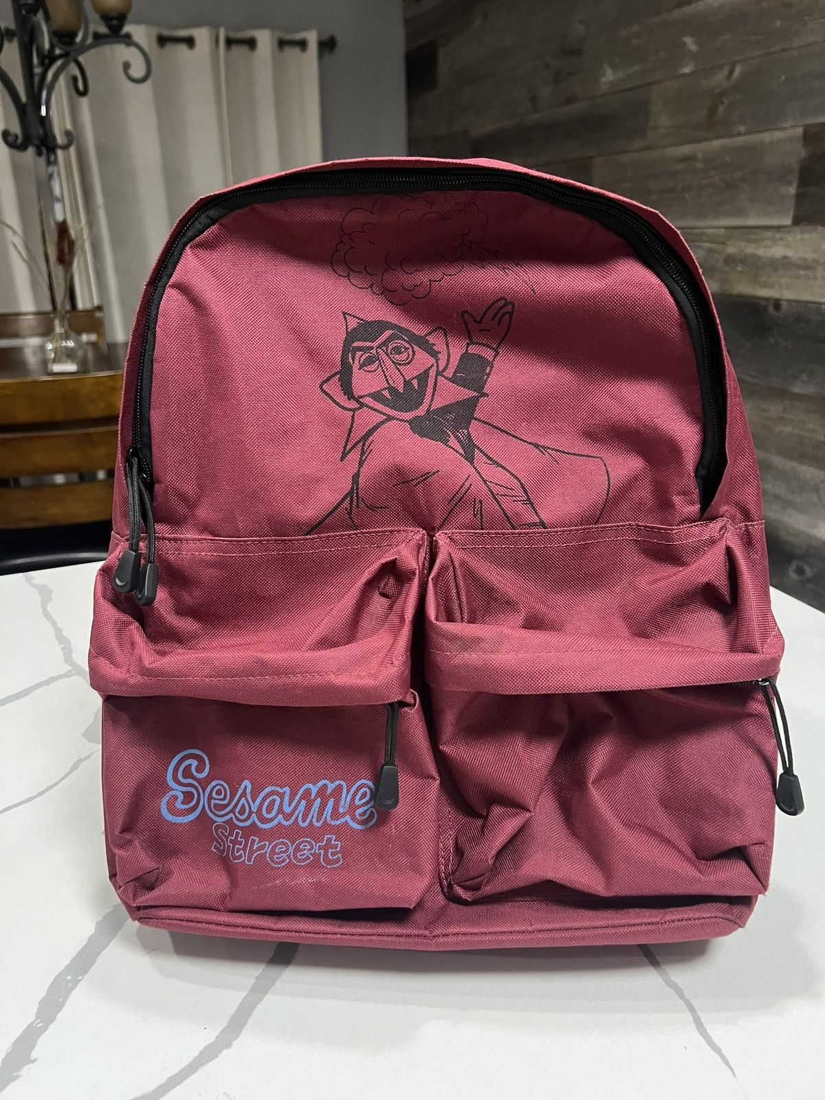 Vintage Vintage Sesame Street Count Von Count Backpack Size ONE SIZE - 2 Thumbnail