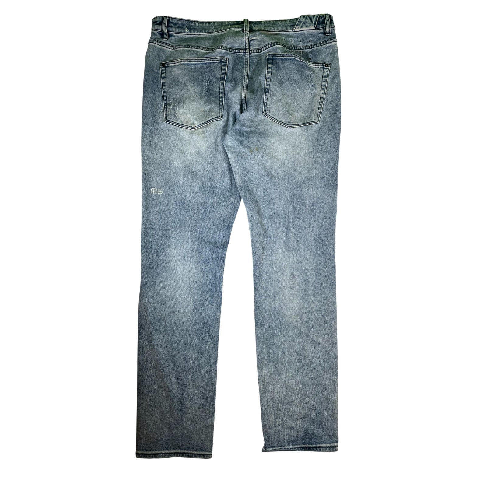 Ksubi Ksubi Ripped Light Wash Jeans Size US 38 / EU 54 - 2 Thumbnail