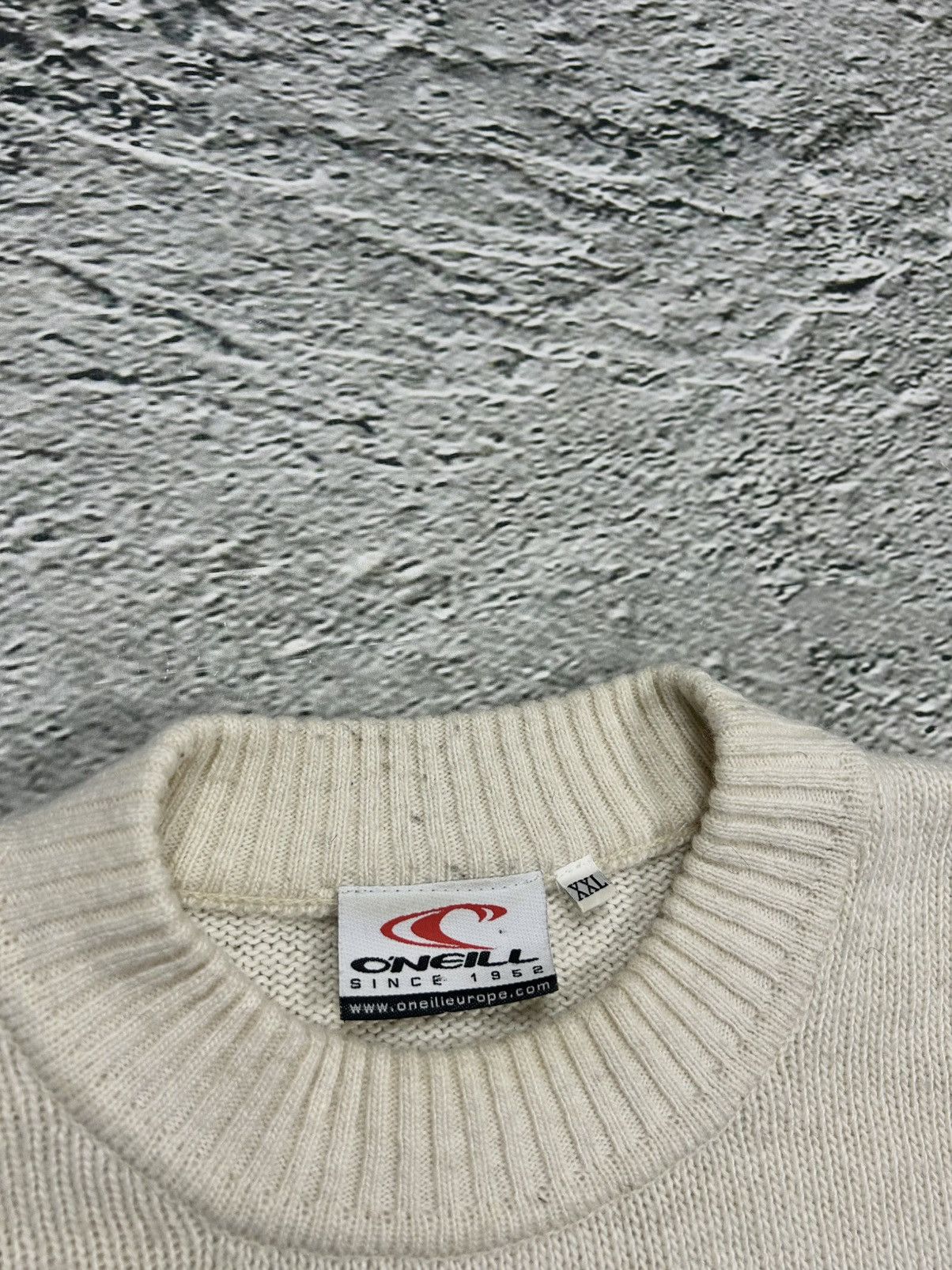 O'Neill × Vintage O'neill vintage sweater beige navy red Size US XXL / EU 58 / 5 - 2 Thumbnail
