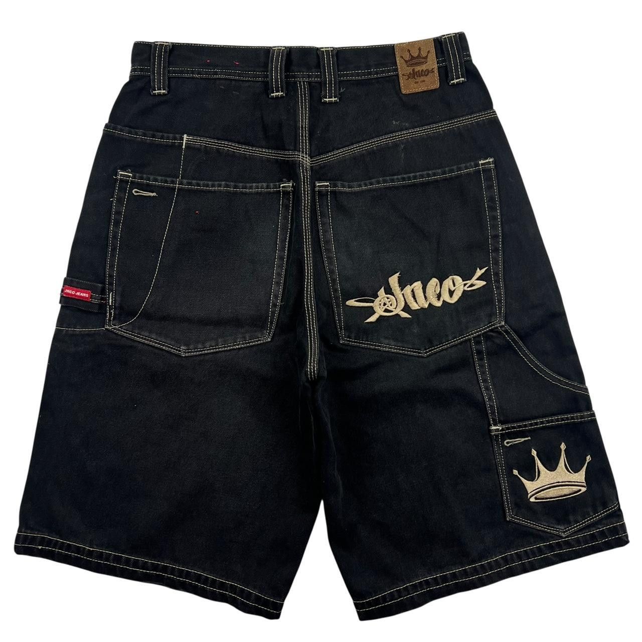 JNCO Vintage Jnco Crown Carpenter Denim Shorts / Jorts - Waist 32 Size US 32 / EU 48 - 1 Thumbnail