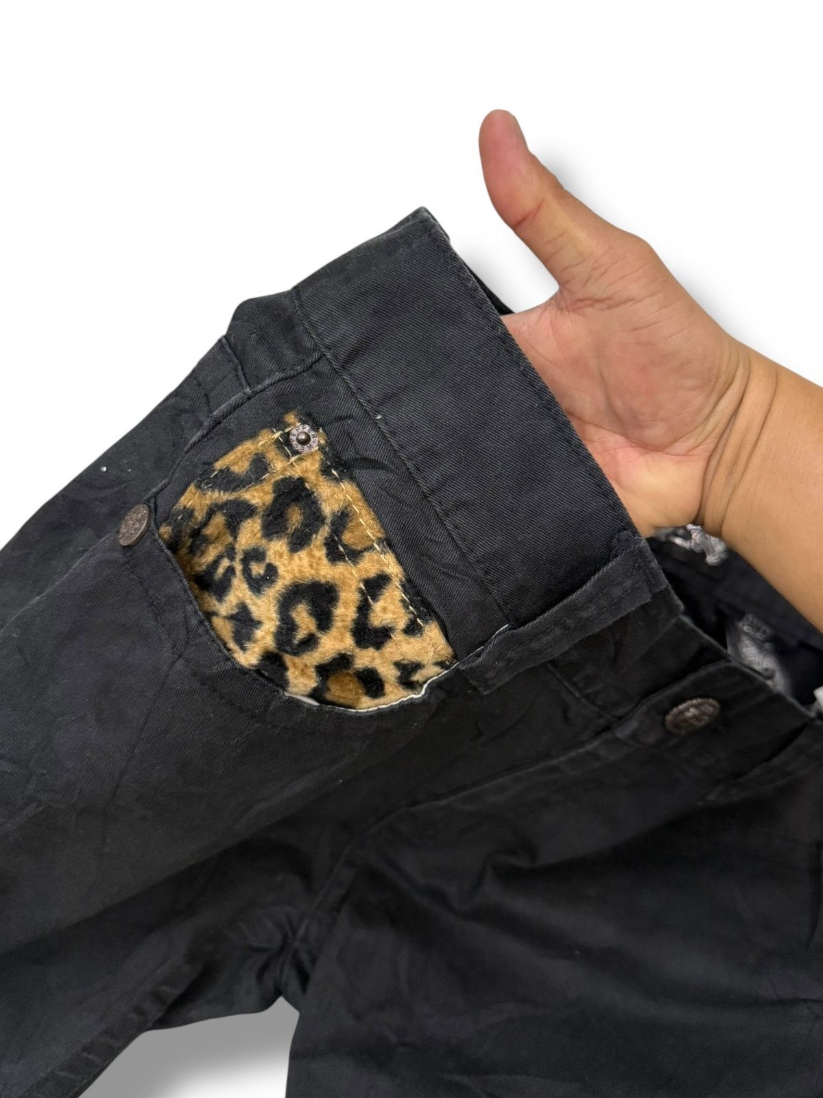 Ed Hardy RED PEPPER X ED HARDY SKULL JAPANESE BRAND DENIM Size US 36 / EU 52 - 11 Thumbnail
