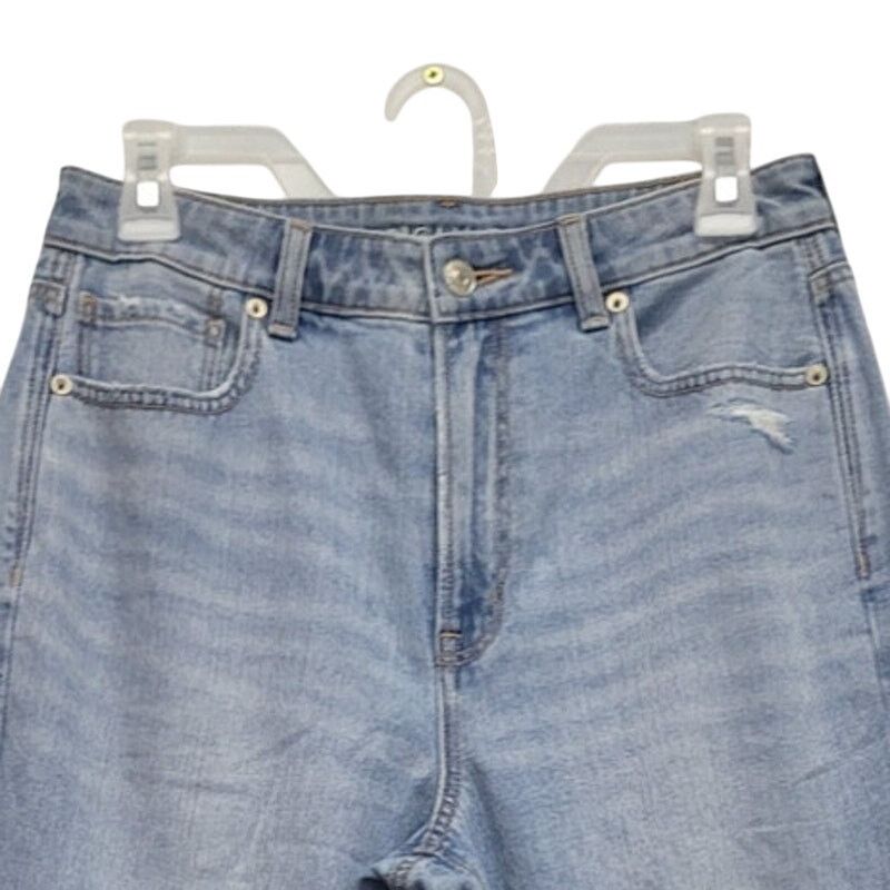 American Eagle Outfitters New American Eagle Size 00 Regular Mom Jean Denim Blue Jeans Size 24" / US 00 / IT 34 - 2 Thumbnail