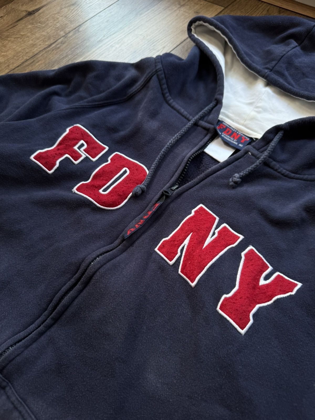 Other Vintage Zip-Up Hoodie zip hoodie fire department Size US L / EU 52-54 / 3 - 2 Thumbnail