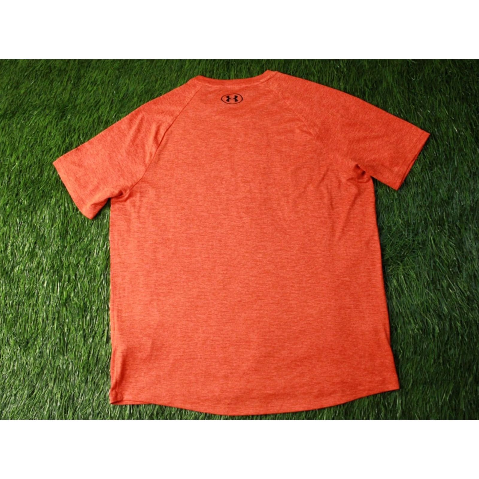 Under Armour UNDER ARMOUR TECH TEE Shirt Men L Orange 2021 Jersey Short Sleeve Crew Neck Loose Fit Size US L / EU 52-54 / 3 - 7 Thumbnail