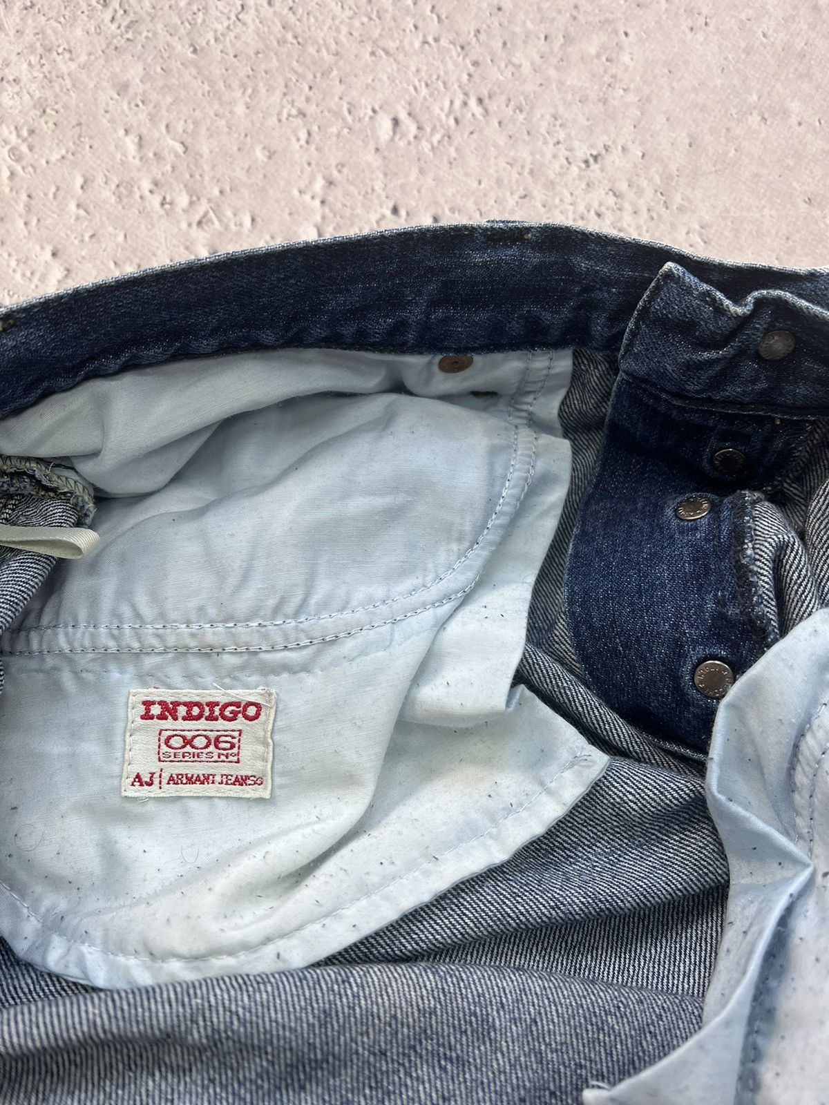 Emporio Armani Vintage Rick Owens Balenciaga Style Armani Jeans Washed 90s Size US 32 / EU 48 - 11 Thumbnail