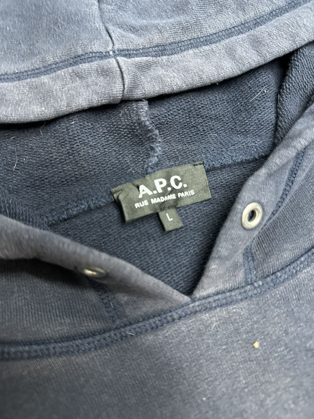 A.P.C. A.P.C. Hoodie With Spell Out Size US L / EU 52-54 / 3 - 5 Thumbnail
