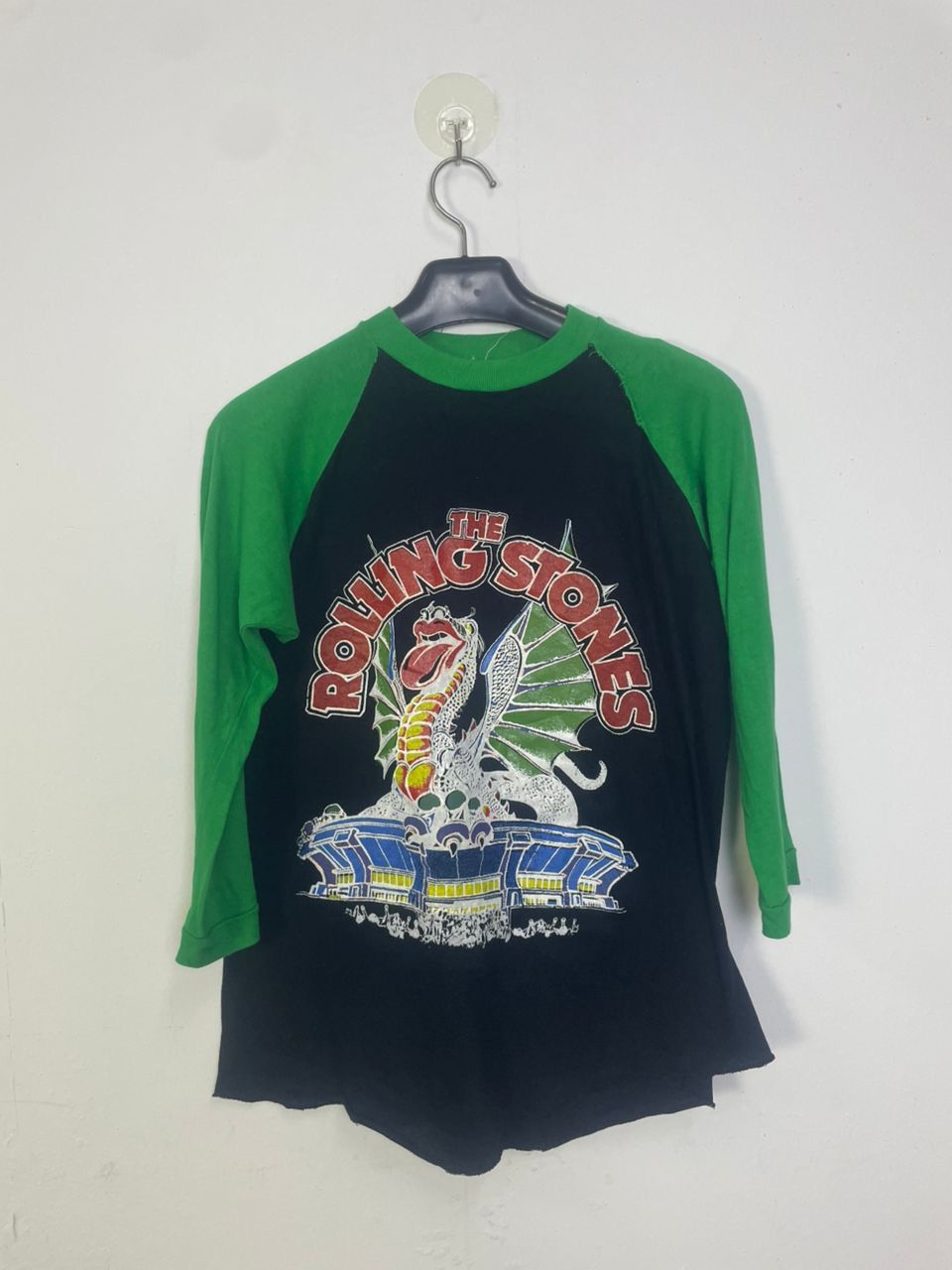 Band Tees × Vintage Vintage The rolling stones Band Baseball tshirt Size US S / EU 44-46 / 1 - 1 Thumbnail