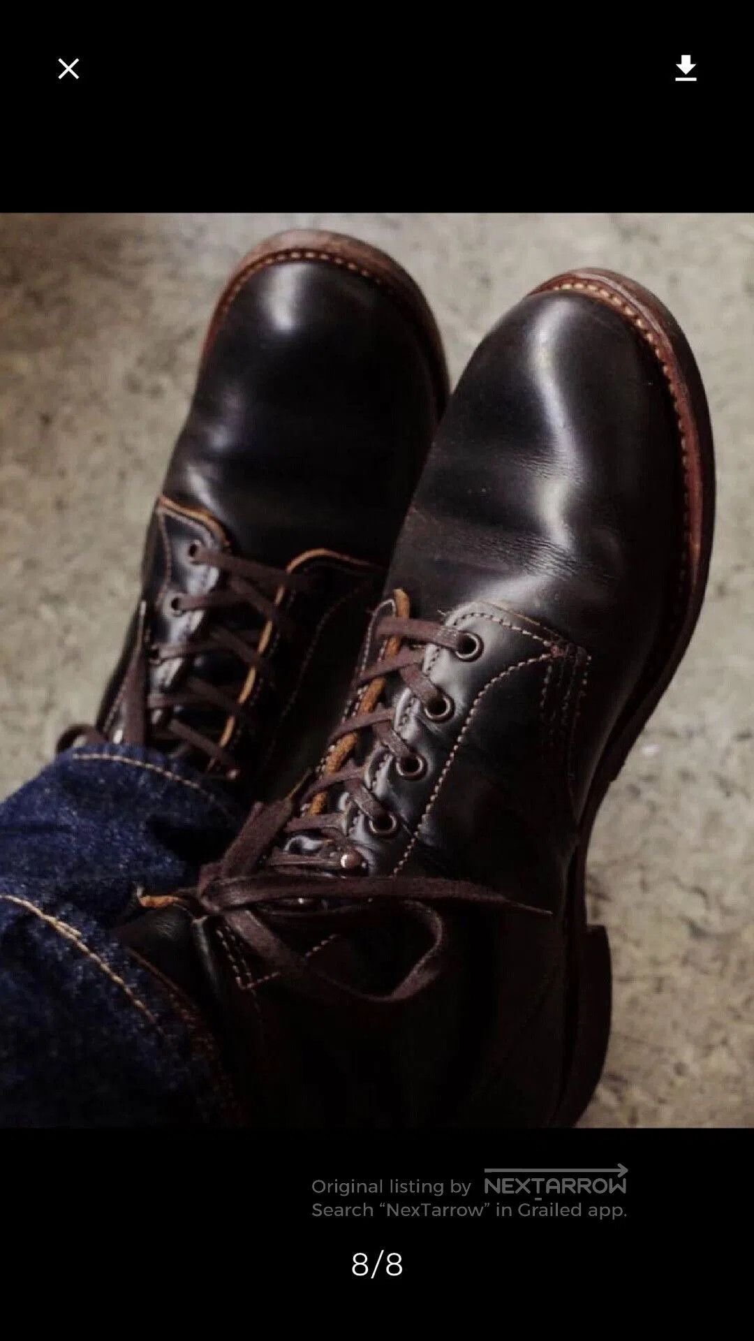 Red Wing RED WING 9070 Black Round Toe Leather Boots (US 8D) | Grailed