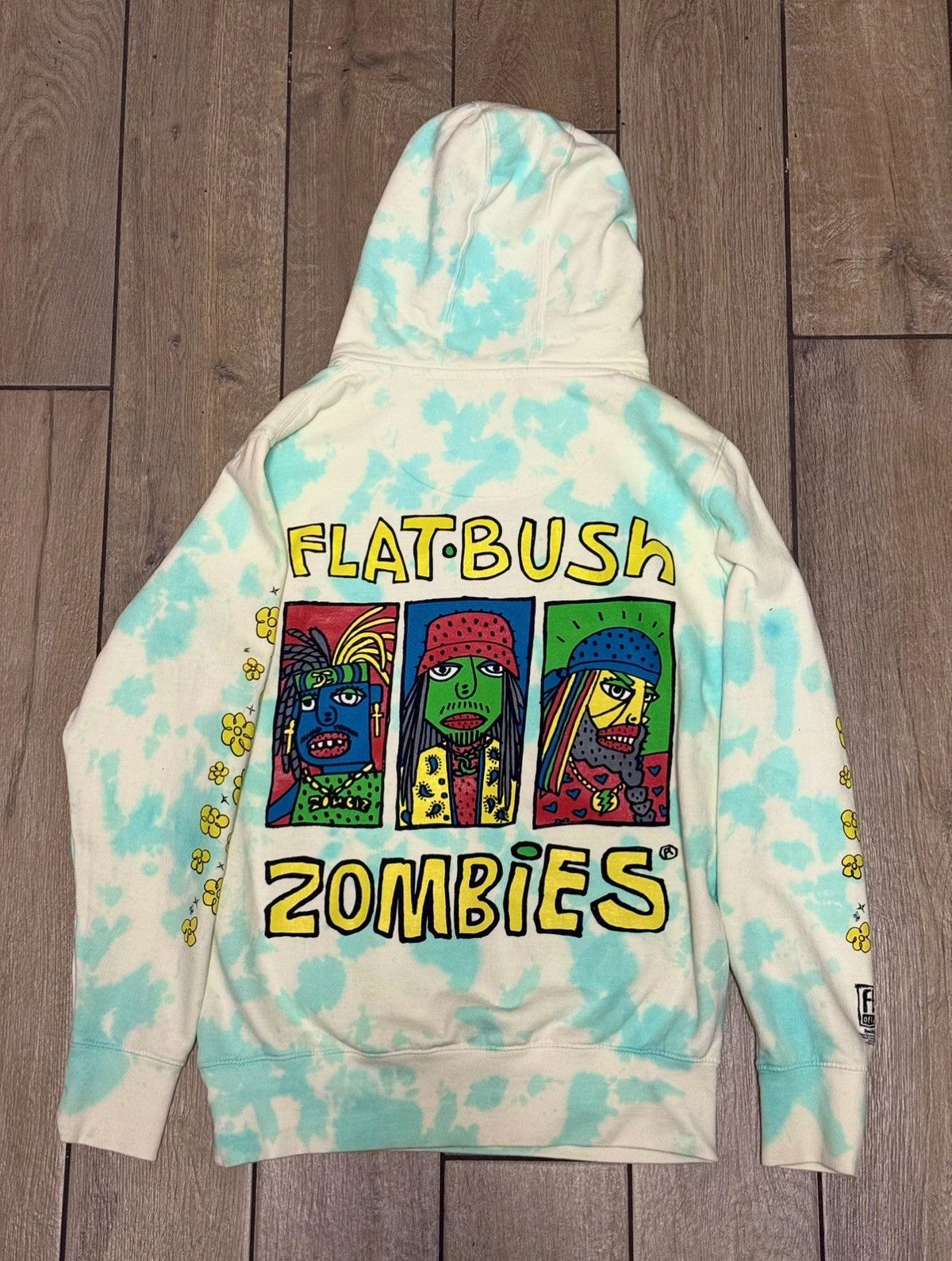 Flatbush Zombies Flatbush Zombies Tie Dye Hoodie Size US S / EU 44-46 / 1 - 1 Thumbnail