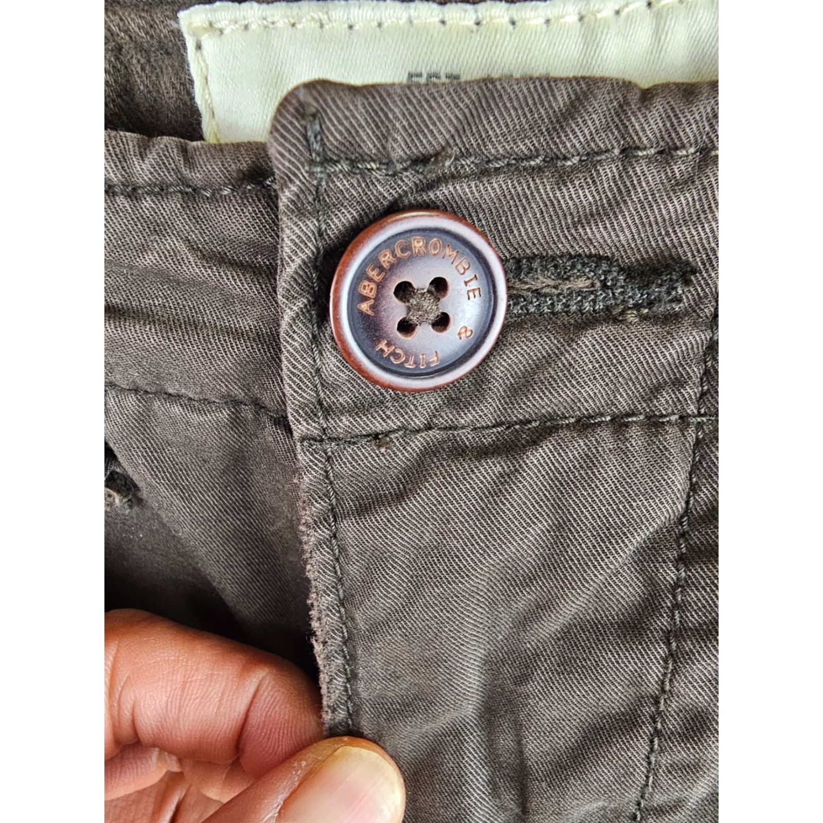 Abercrombie & Fitch VINTAGE Abercrombie & Fitch BROWN CARGO COTTON PANTS Women SZ 28 Cargo Pants Brown 28x26 36 Size 28" / US 6 / IT 42 - 6 Thumbnail