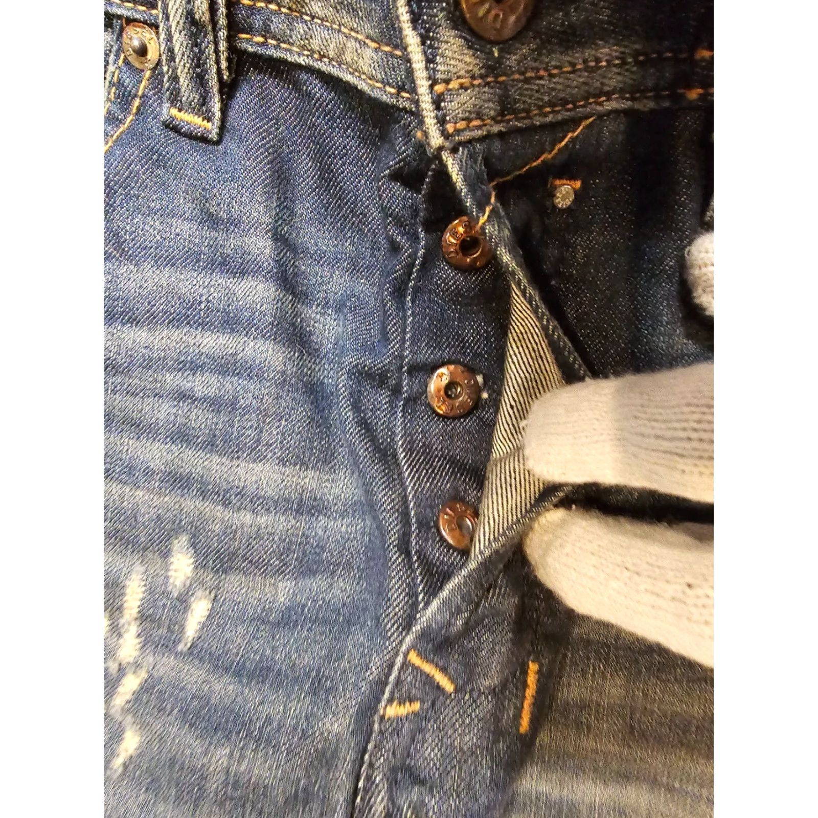 Diesel USED DIESEL SAFADO 0608C DENIM JEANS PANTS SZ W30 L32 MEN JEANS BLUE 30x32 REGULAR 44 INCH OUTSIDE LEG OLD SCHOOL 90s? Size US 30 / EU 46 - 7 Thumbnail