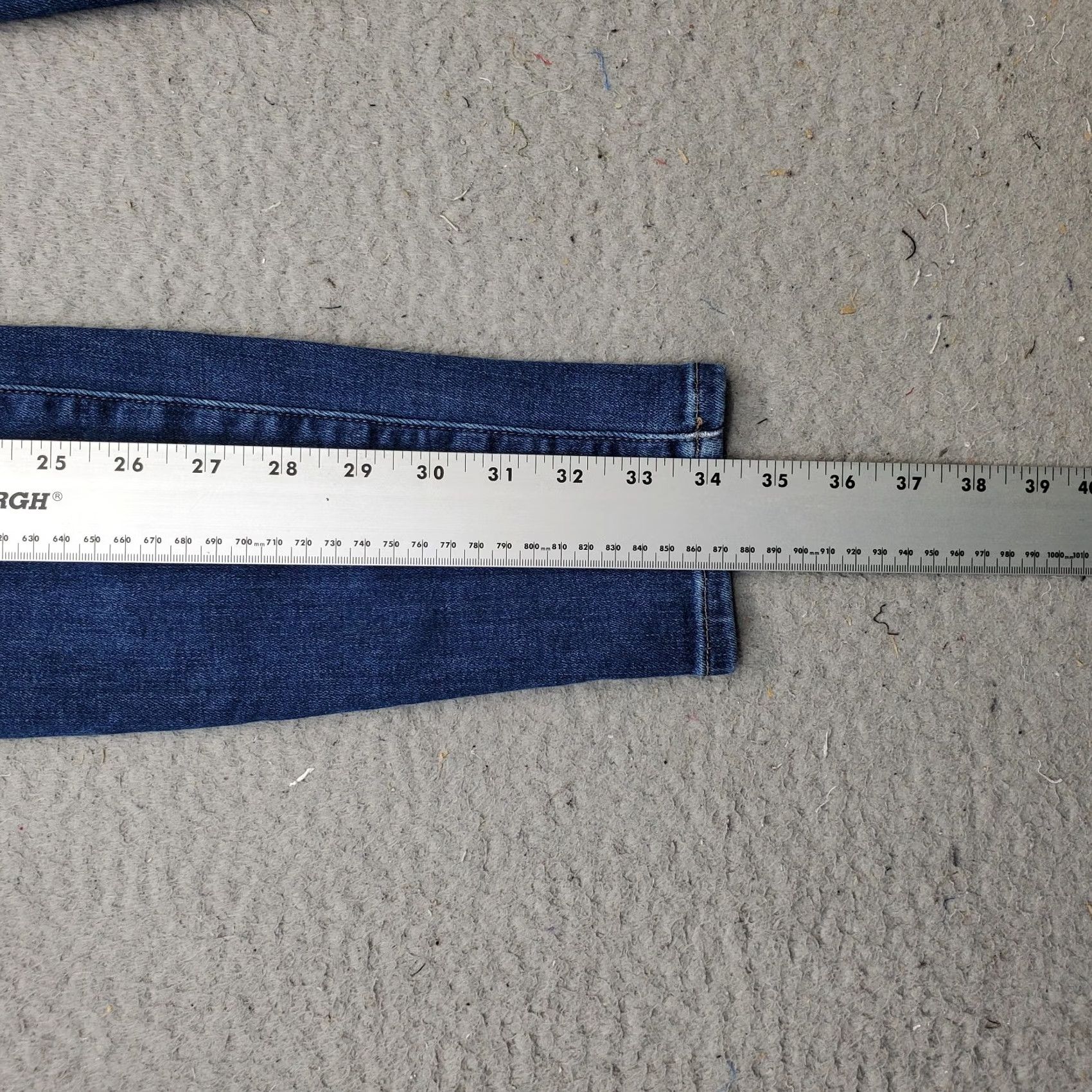 Hudson Hudson Skinny Jeans Women's 26 Blue Denim Cotton Natalie Cas Flat Front Casual Regular Waist 26.5in Inseam 27in Blue Jeans Womens Jeans Denim 2000s Size 26" / US 2 / IT 38 - 3 Thumbnail