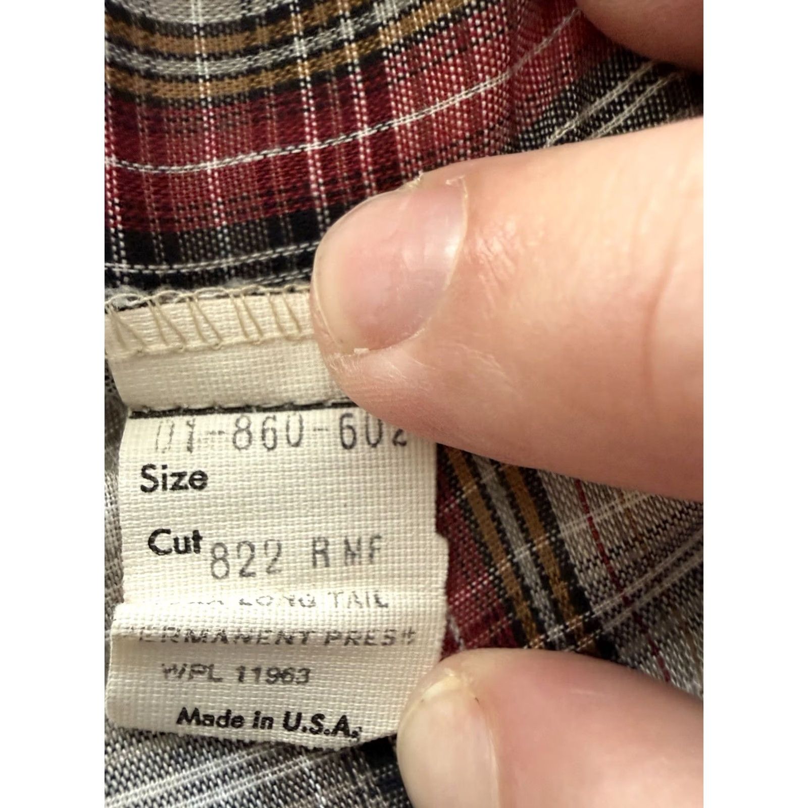 Vintage VINTAGE Kenny Rogers Western Pearl Karmen Button-Up Plaid Red Shirt Mens M Size US M / EU 48-50 / 2 - 8 Thumbnail