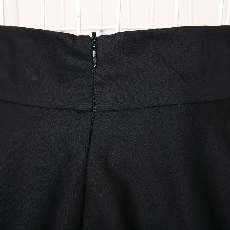 Other Full circel black midi skirt vintage style for women Size 34" / US 12 / IT 48 - 3 Thumbnail