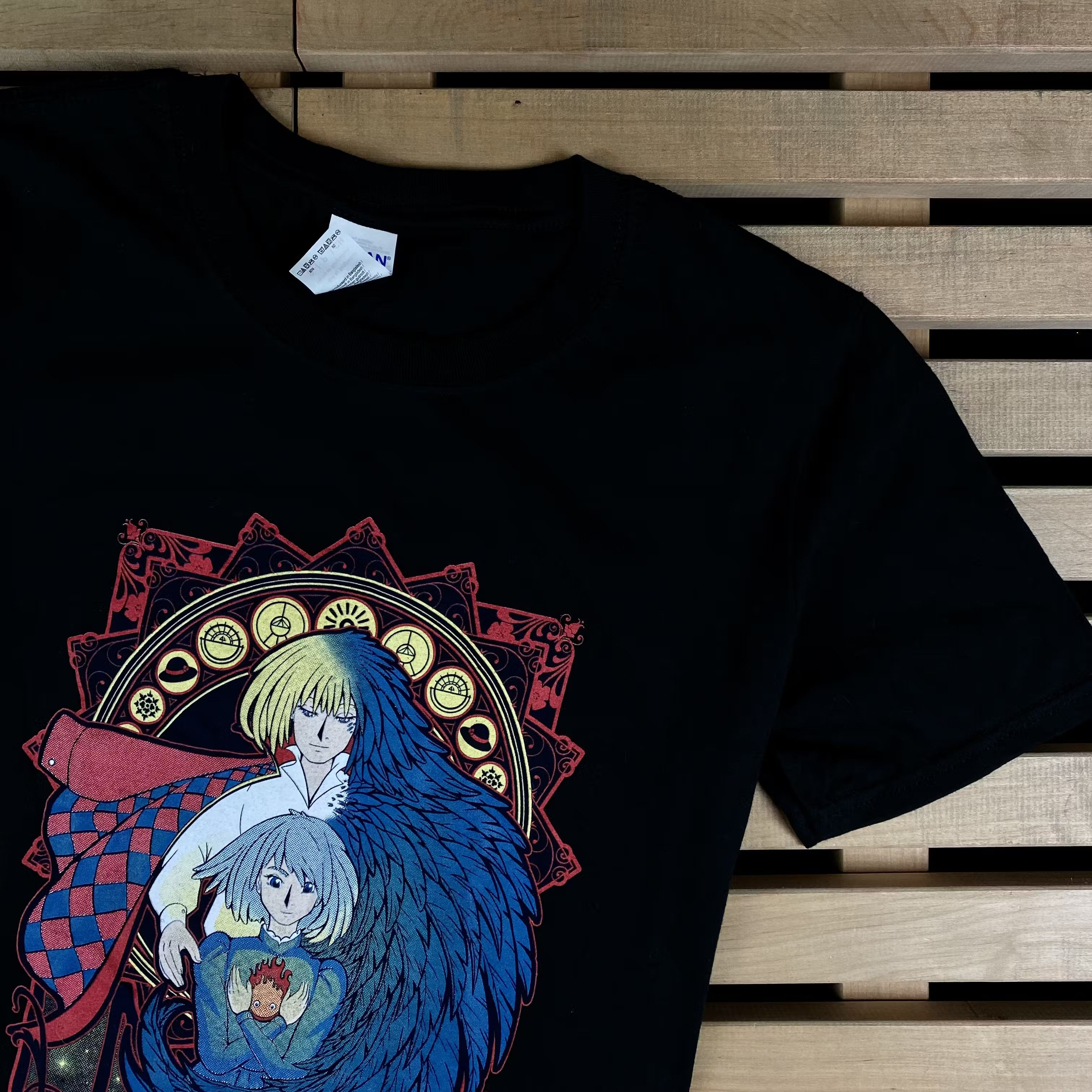 Other Mens Moving Castle Trio Vintage T-Shirt Size S Size US S / EU 44-46 / 1 - 2 Thumbnail