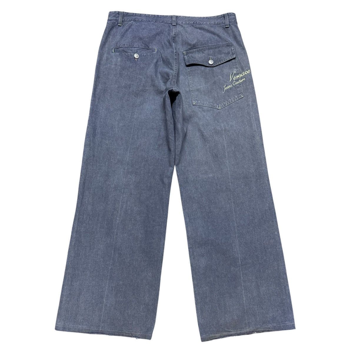 Versace Jeans Couture Versace Embroidery Denim Baggy Jeans Size US 36 / EU 52 - 1 Thumbnail