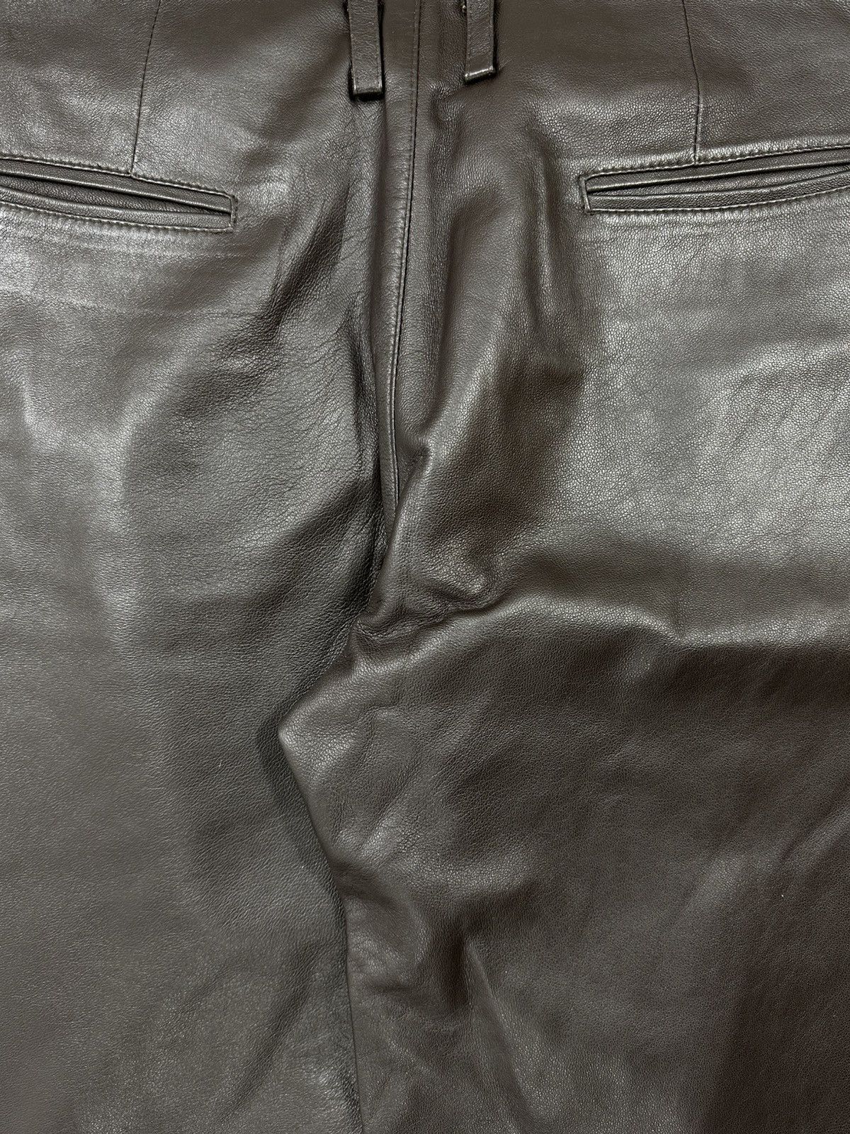 Raf Simons Raf Simons - 1998 Unreleased Leather Pants Size US 36 / EU 52 - 6 Thumbnail