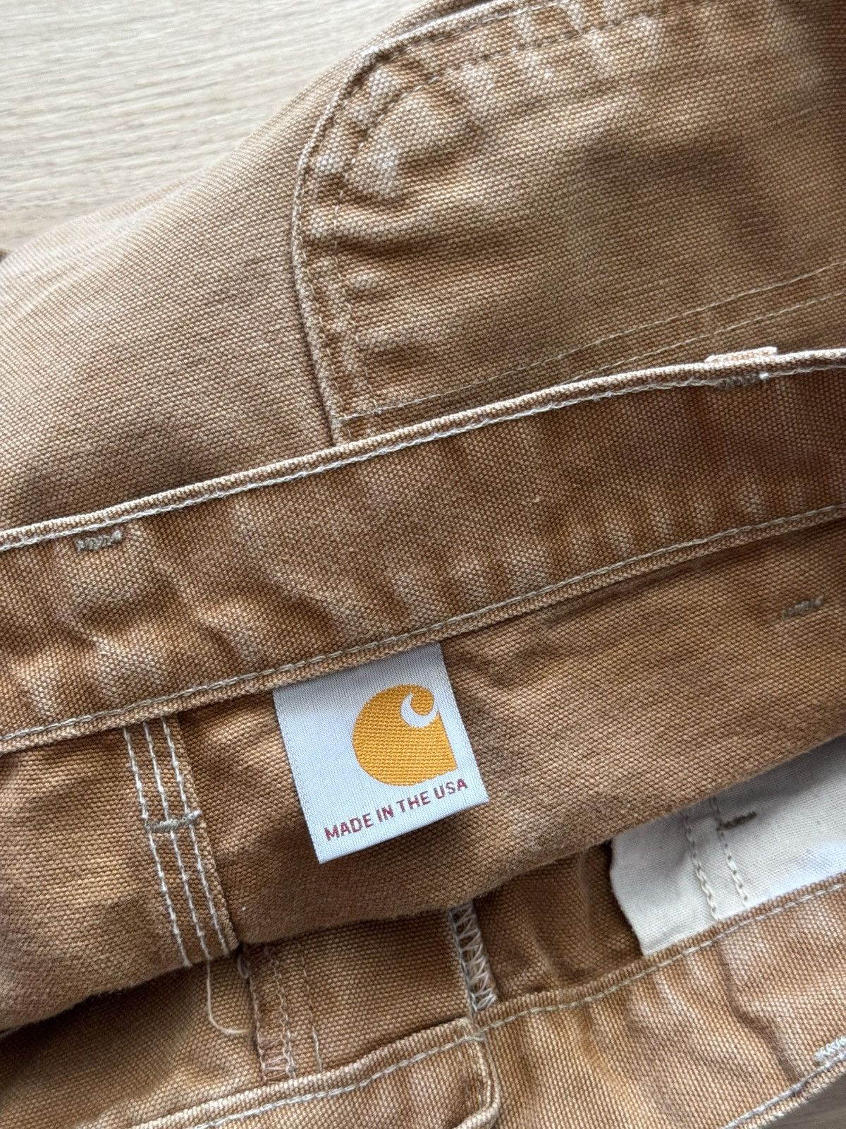 Carhartt Carhartt Double Knee Duck Brown Made In USA Loose Fit Pants Size US 34 / EU 50 - 10 Thumbnail