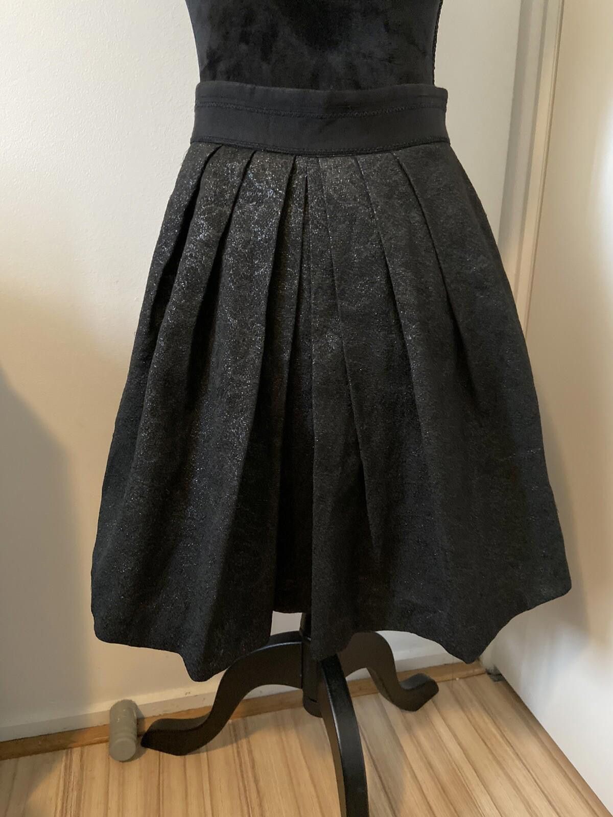 Other VERONIKA MAINE Textured pleated Skirt - Size AU/UK 6 US 2 Size 26" / US 2 / IT 38 - 1 Thumbnail