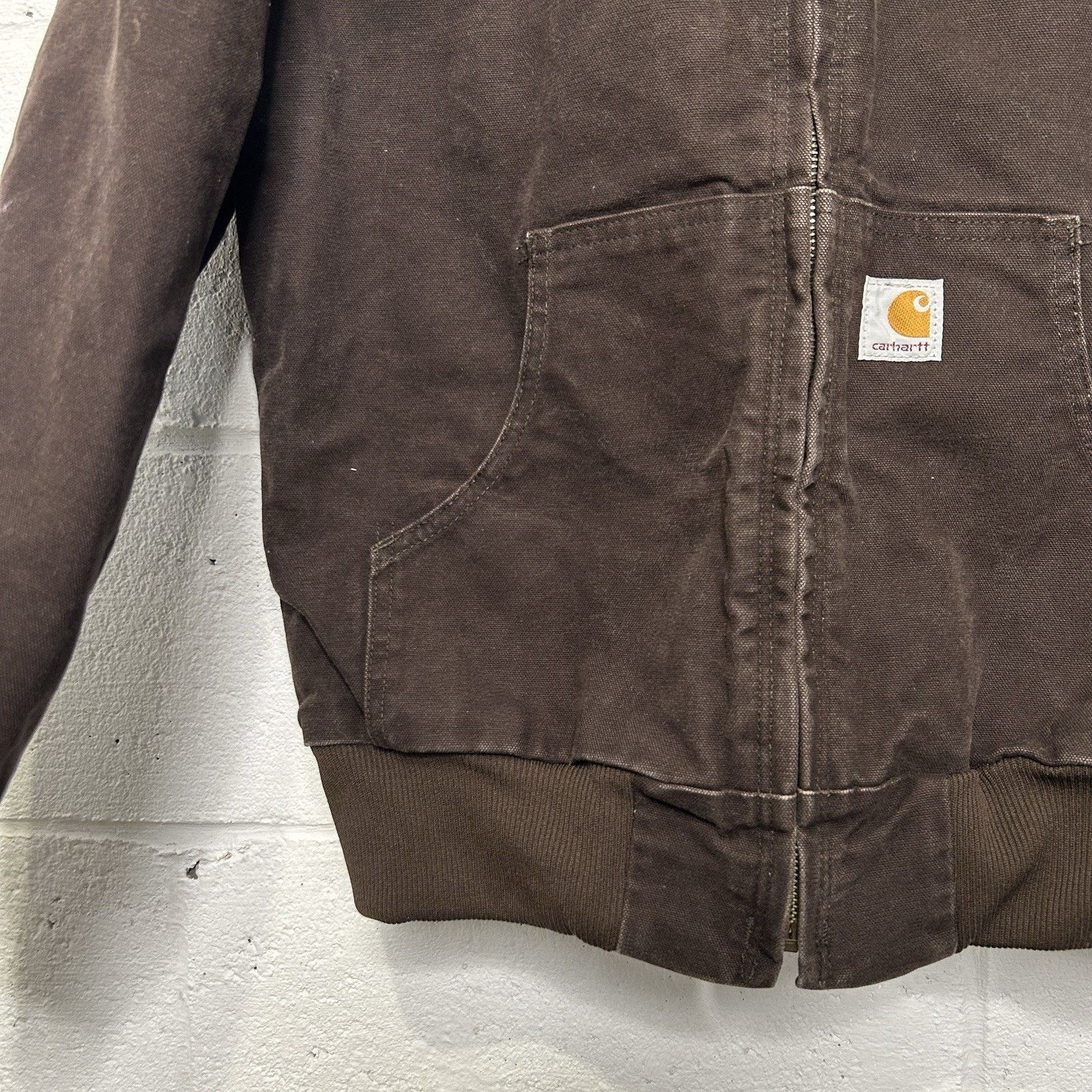 Carhartt Y2K Carhartt Quilted Hooded Active Jacket “Dark Brown” WJ130 Size XS / US 0-2 / IT 36-38 - 3 Thumbnail