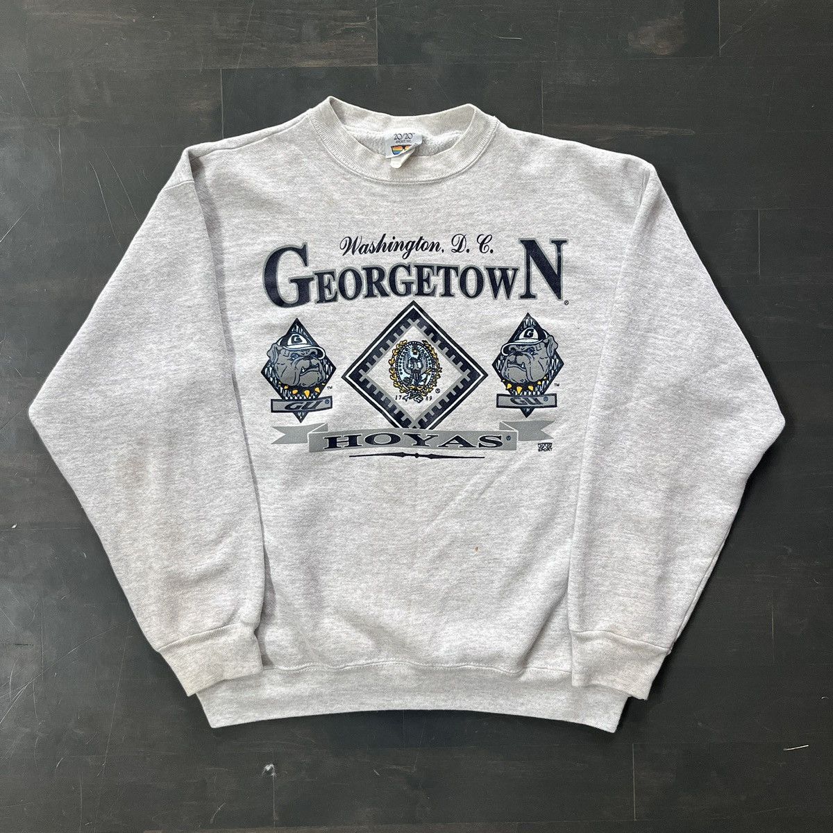 Vintage 1990s Georgetown Crewneck Size US L / EU 52-54 / 3 - 1 Thumbnail