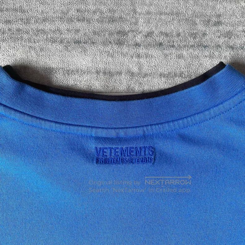 Vetements Vetements Destroyed Black and Navy Color Blocked Two-Piece Size US XS / EU 42 / 0 - 5 Thumbnail