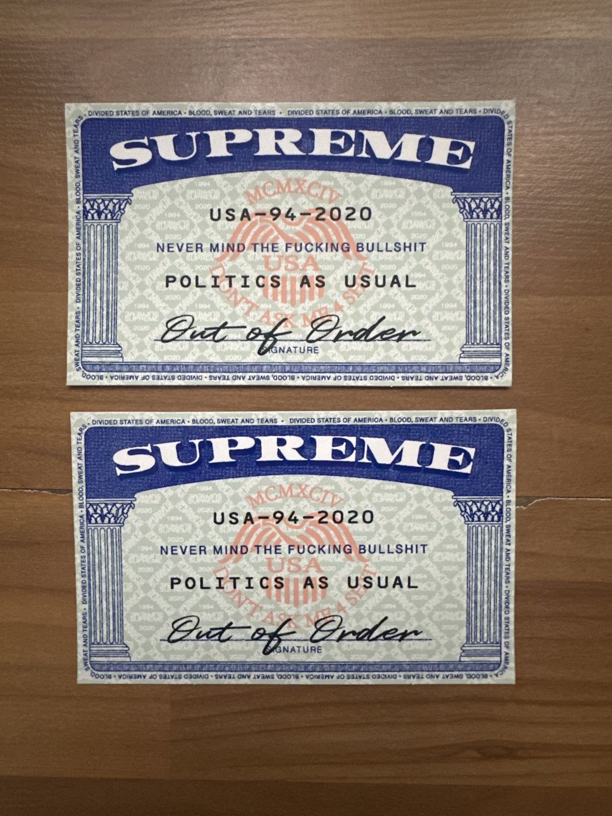 Supreme Supreme social security sticker Size ONE SIZE - 1 Preview