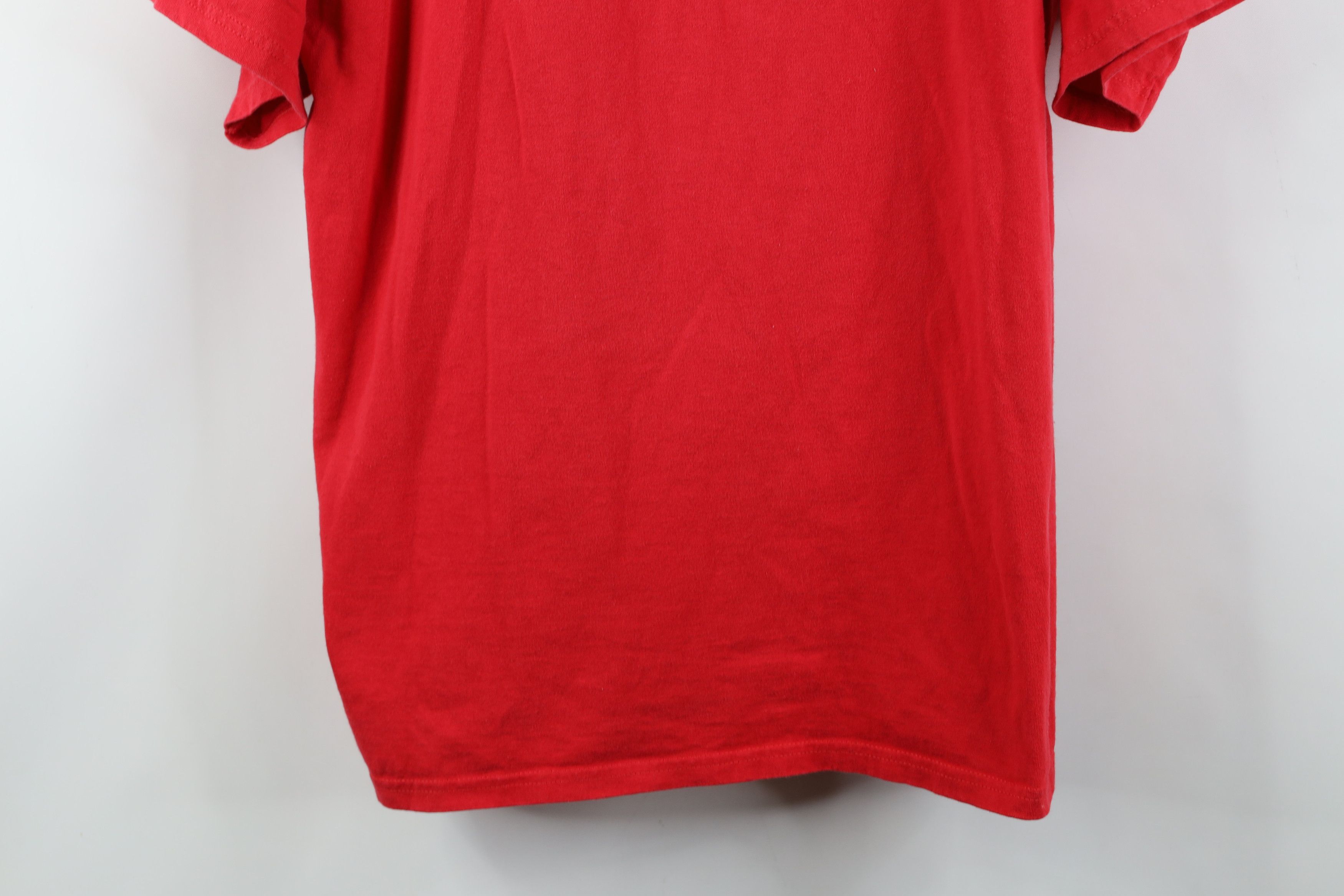 Nike Vintage 90s Y2K Nike Soccer USA Soccer Coaches T-Shirt Red Size US L / EU 52-54 / 3 - 3 Thumbnail